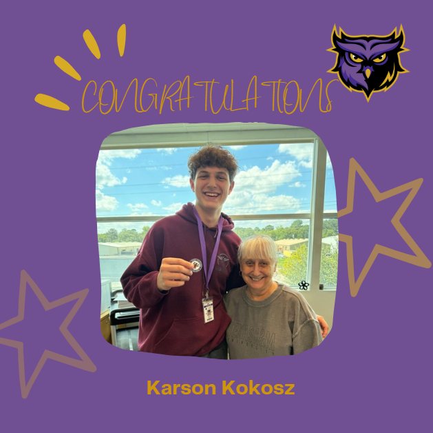 Tomball - 🦉💫 Owl Coin Spotlight: Karson Kokosz! 💫🦉 We’re proud to ...