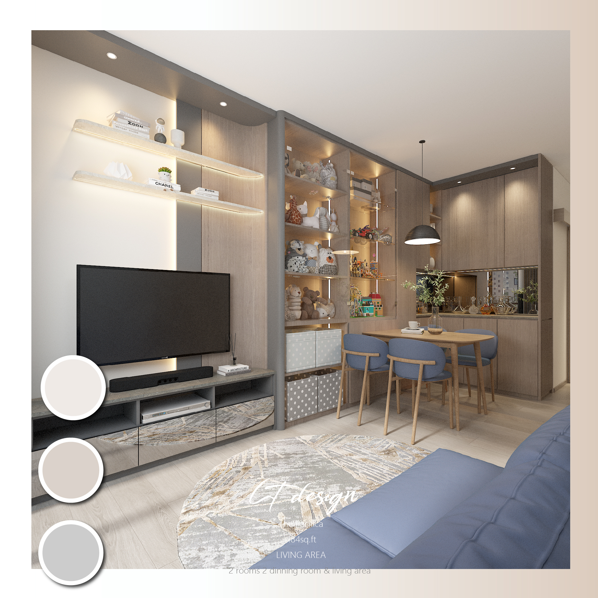 樂天設計 LT Design - 單位：【荔枝角。宇晴軒】 實用面積：約484呎 居住人數：3人... | Facebook