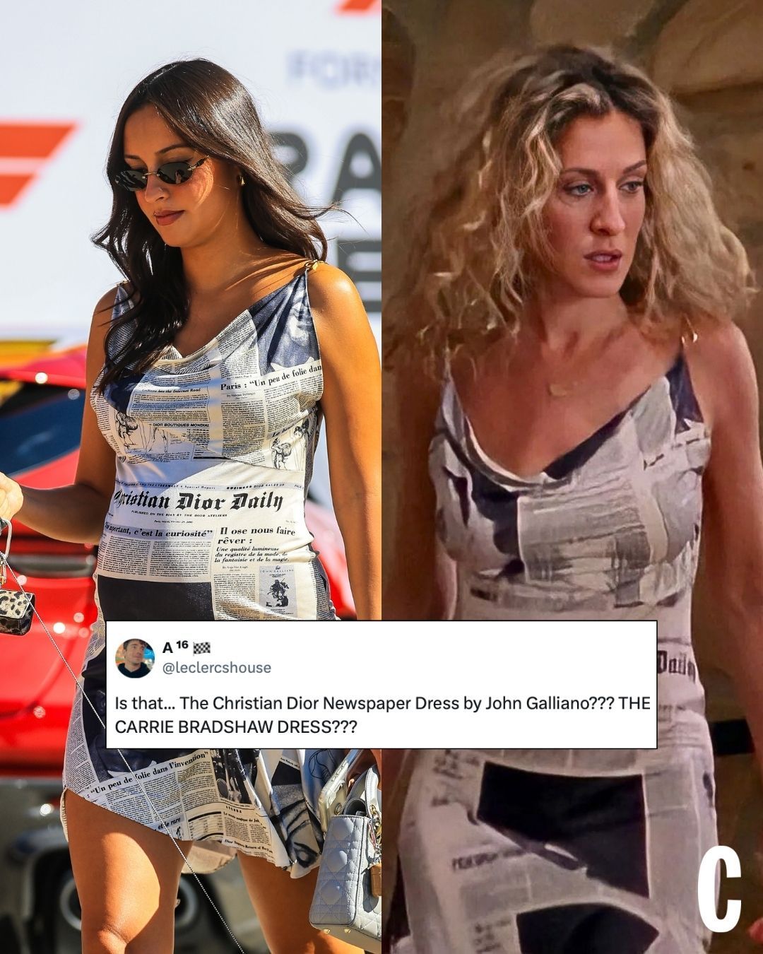 Alexandra Leclerc just stepped out at the Spanish Grand Prix  