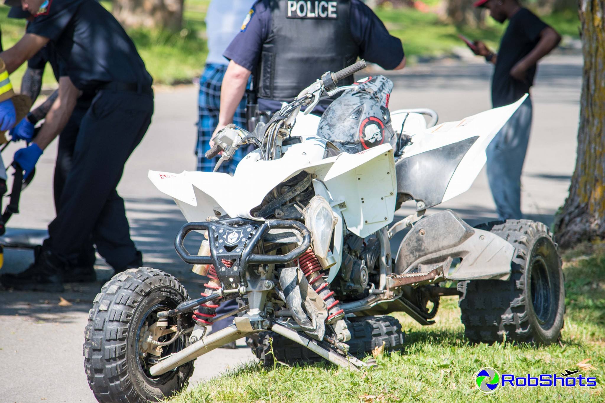 ATV accident at 17th and Lasalle Ave in Niagara Falls