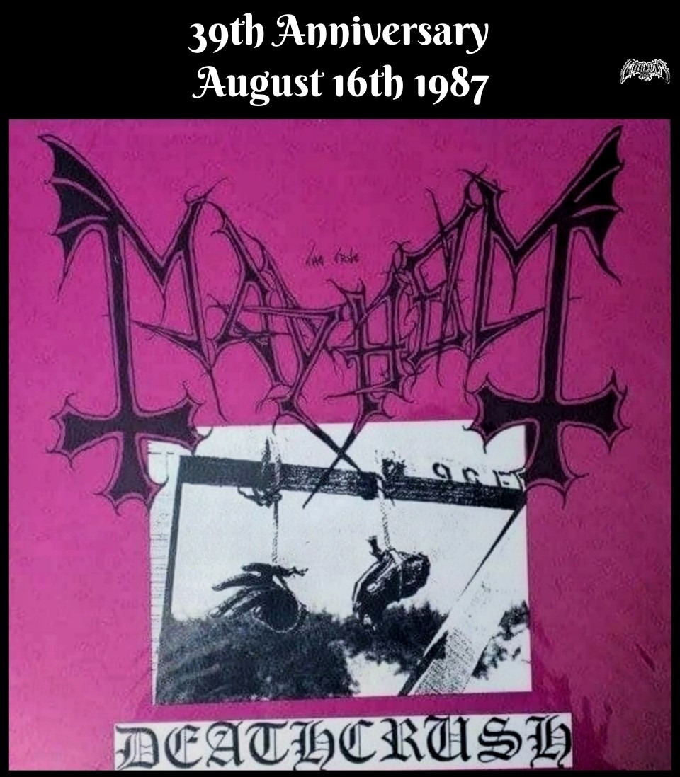 Mayhem deathcrush fan club release vinyl