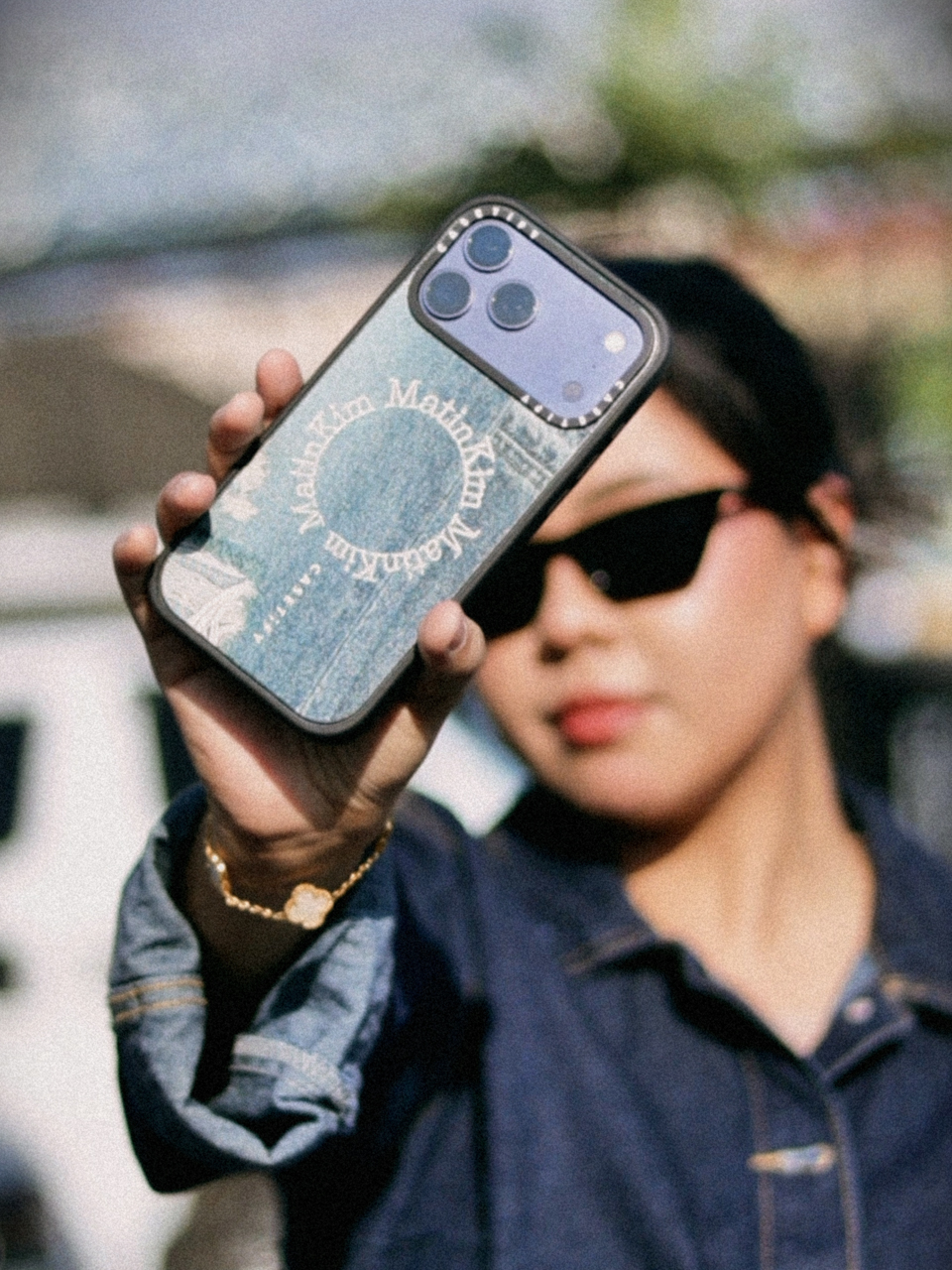 Streetwear staple, now for your phone. 👖 The Matin Kim x CASETiFY
