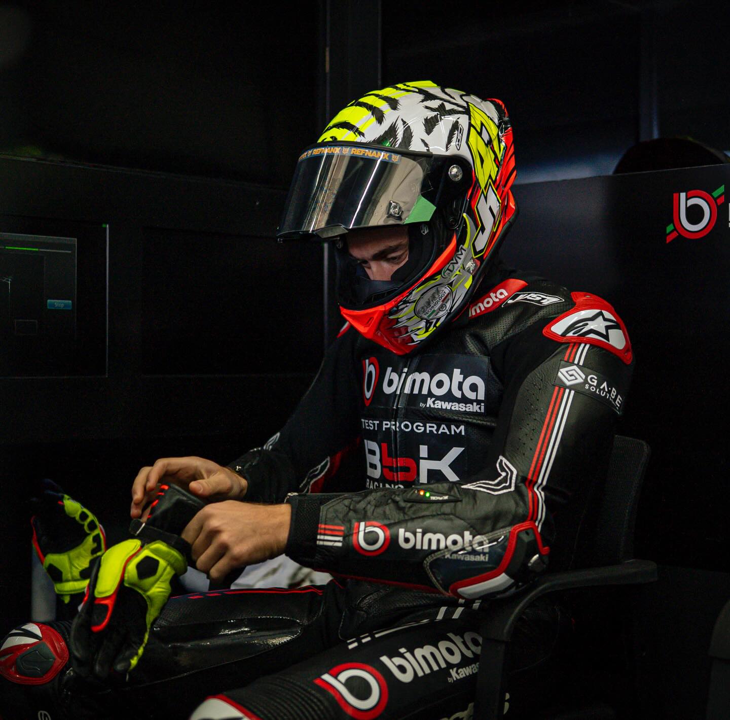 2026 preparations begin 🏁🔥 The bimota by Kawasaki Racing Team