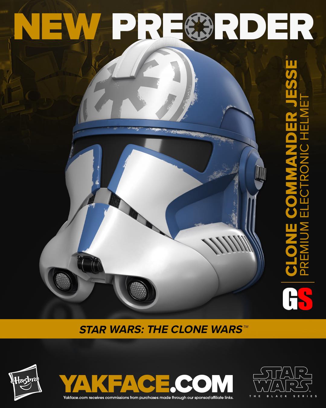 GameStop's exclusive Black Series Clone Commander Jesse helmet