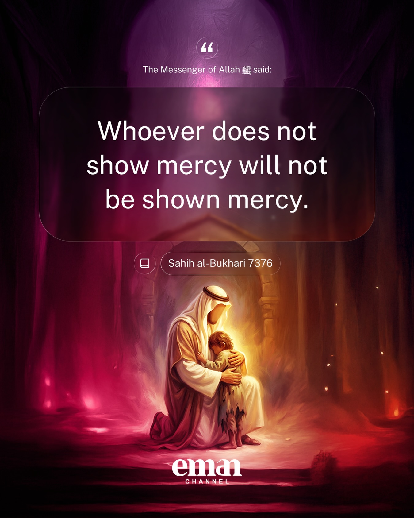 Eman Channel - The Messenger of Allah ﷺ said: Whoever... | Facebook