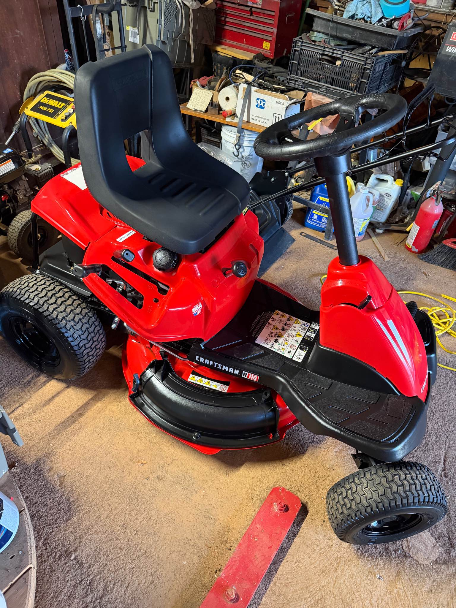 Two factory new Craftsman R110 30” riding mowers - Lawn Mowers ...