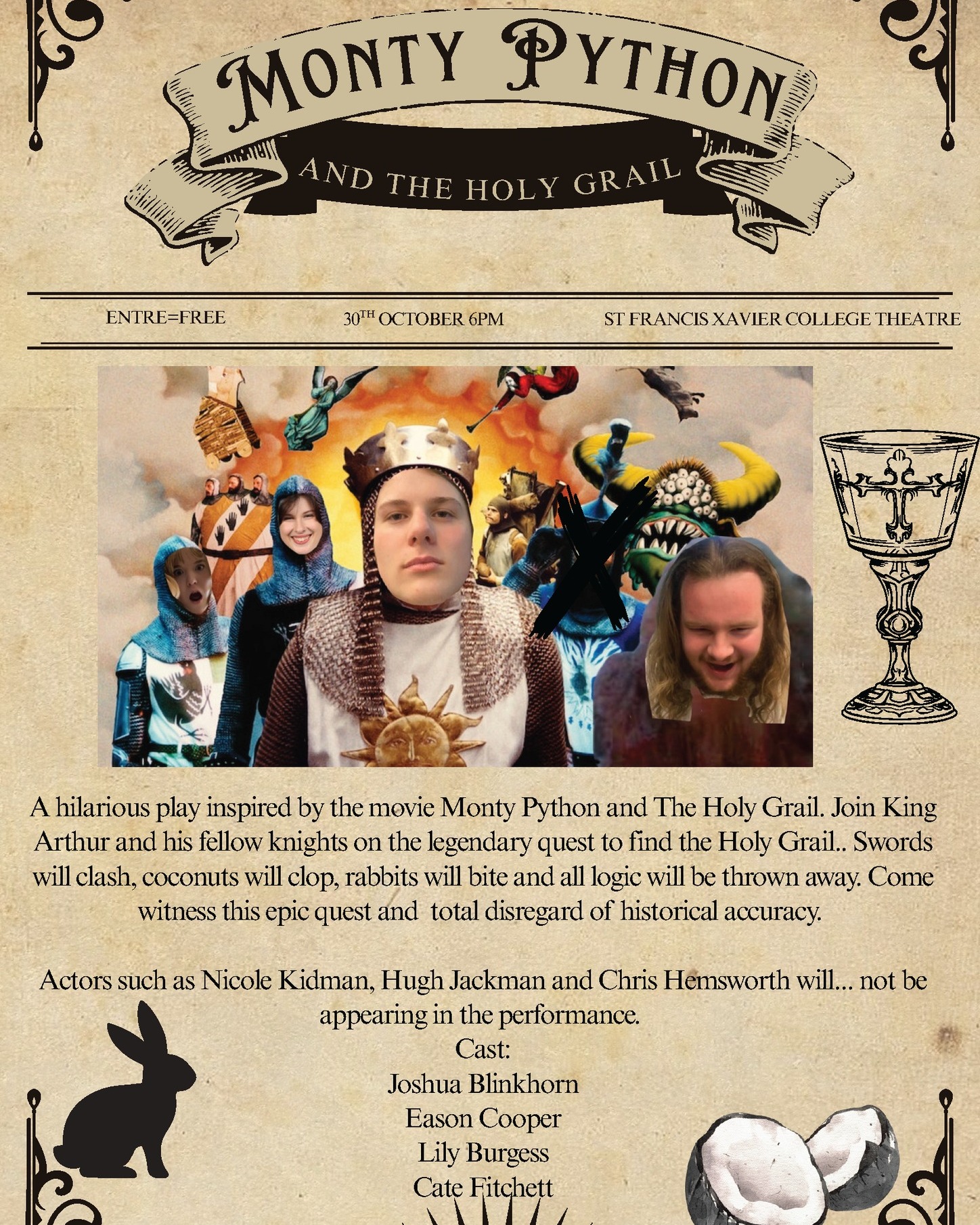 St - Year 12 Drama Showcase Performance: Monty Python & The Holy Grail ...