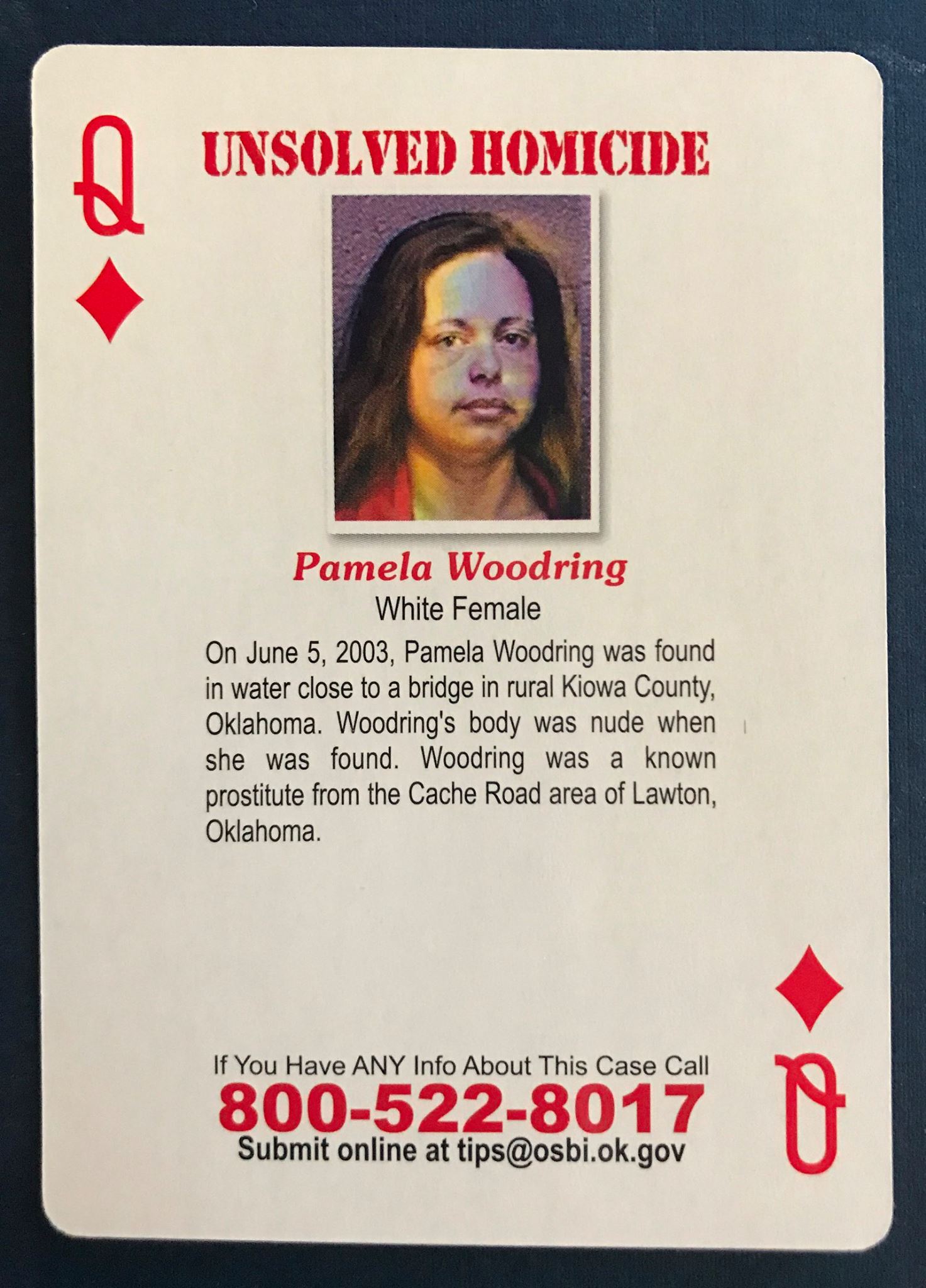 March 1982, 37-year-old Sherry Lakins was found dead inside her