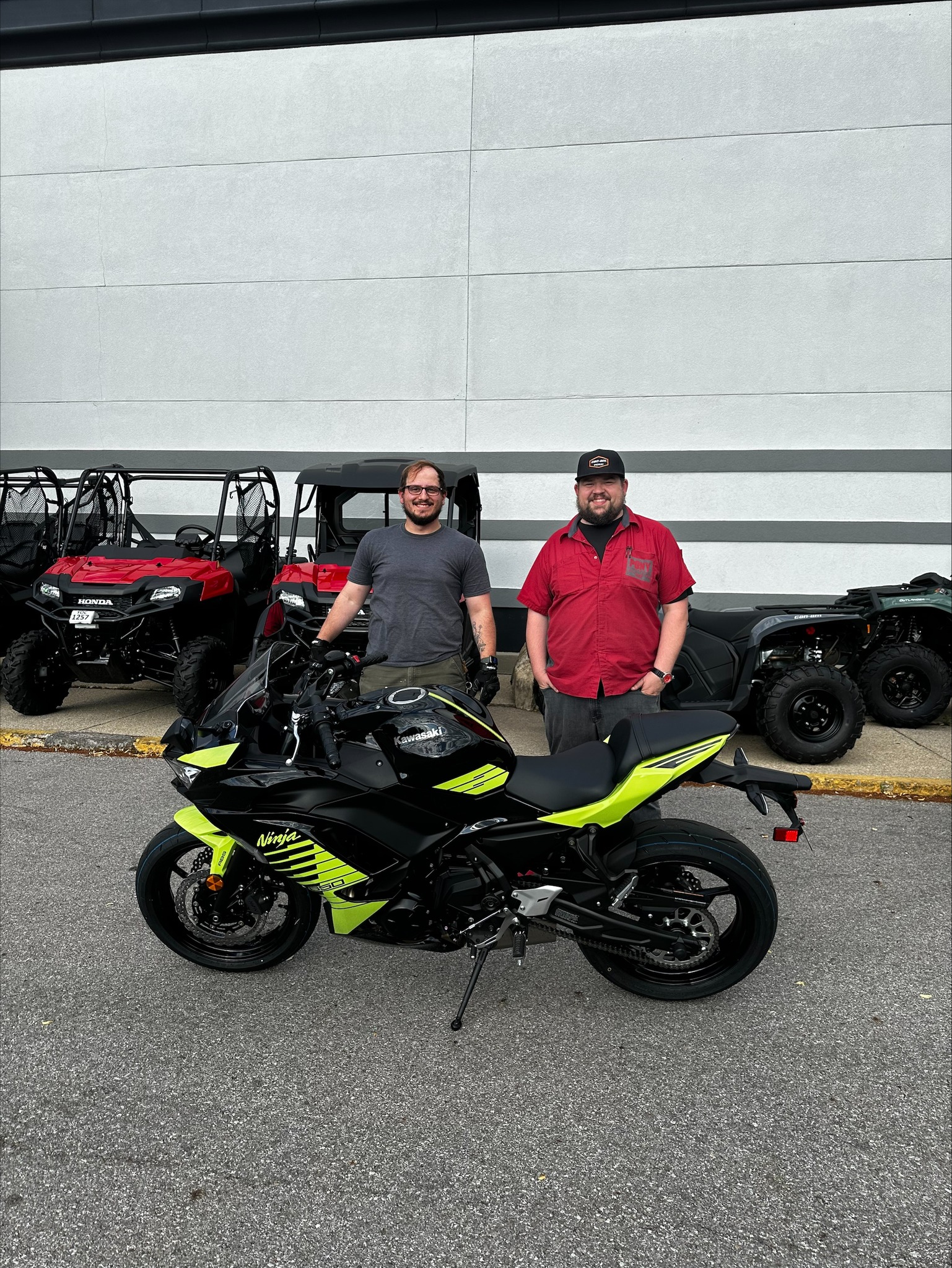 Congratulations to Nick on picking up his new 2026 Kawasaki Ninja