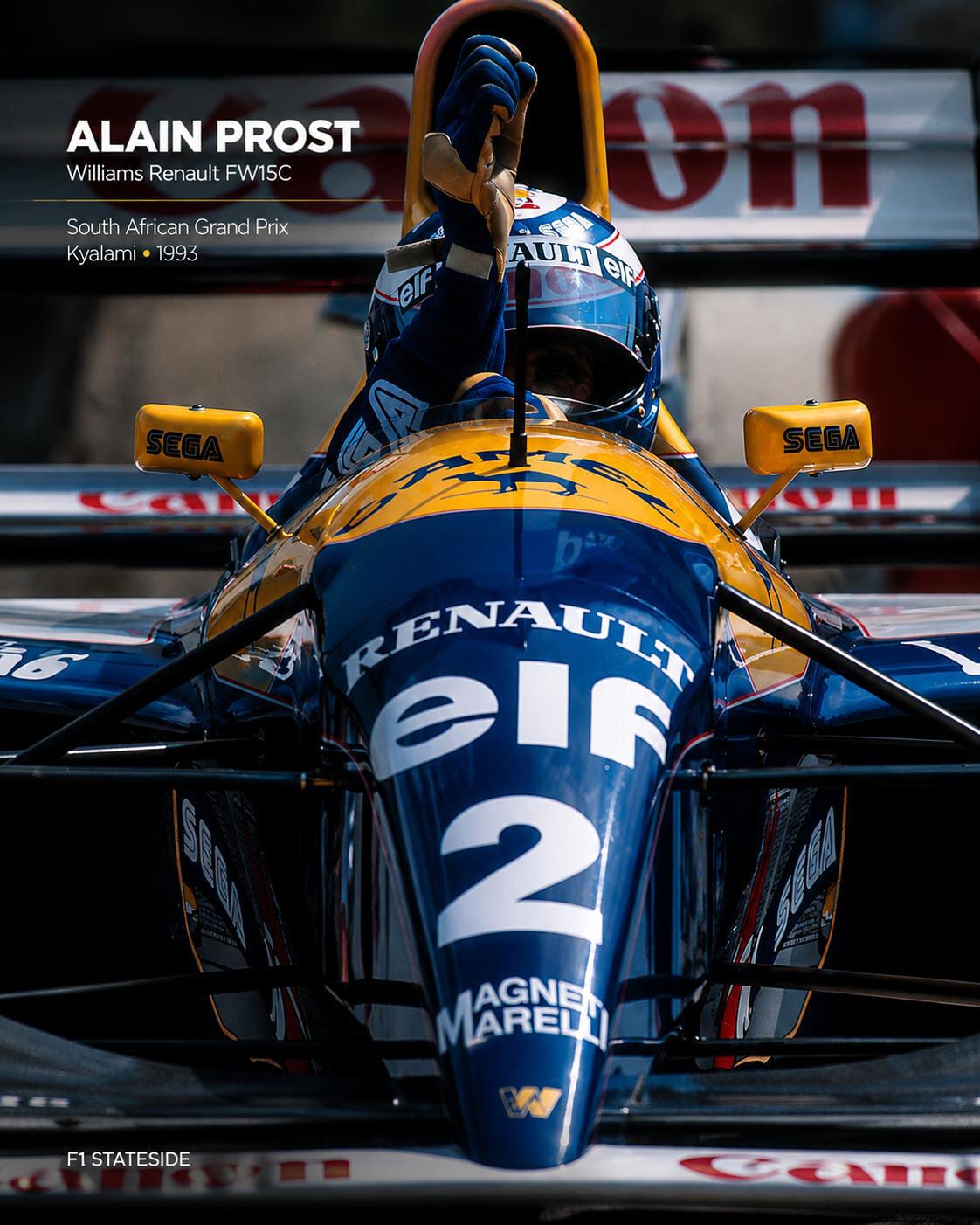 ミニカー Williams FW15C 2nd Portugal GP 1993 Williams FW15C 2