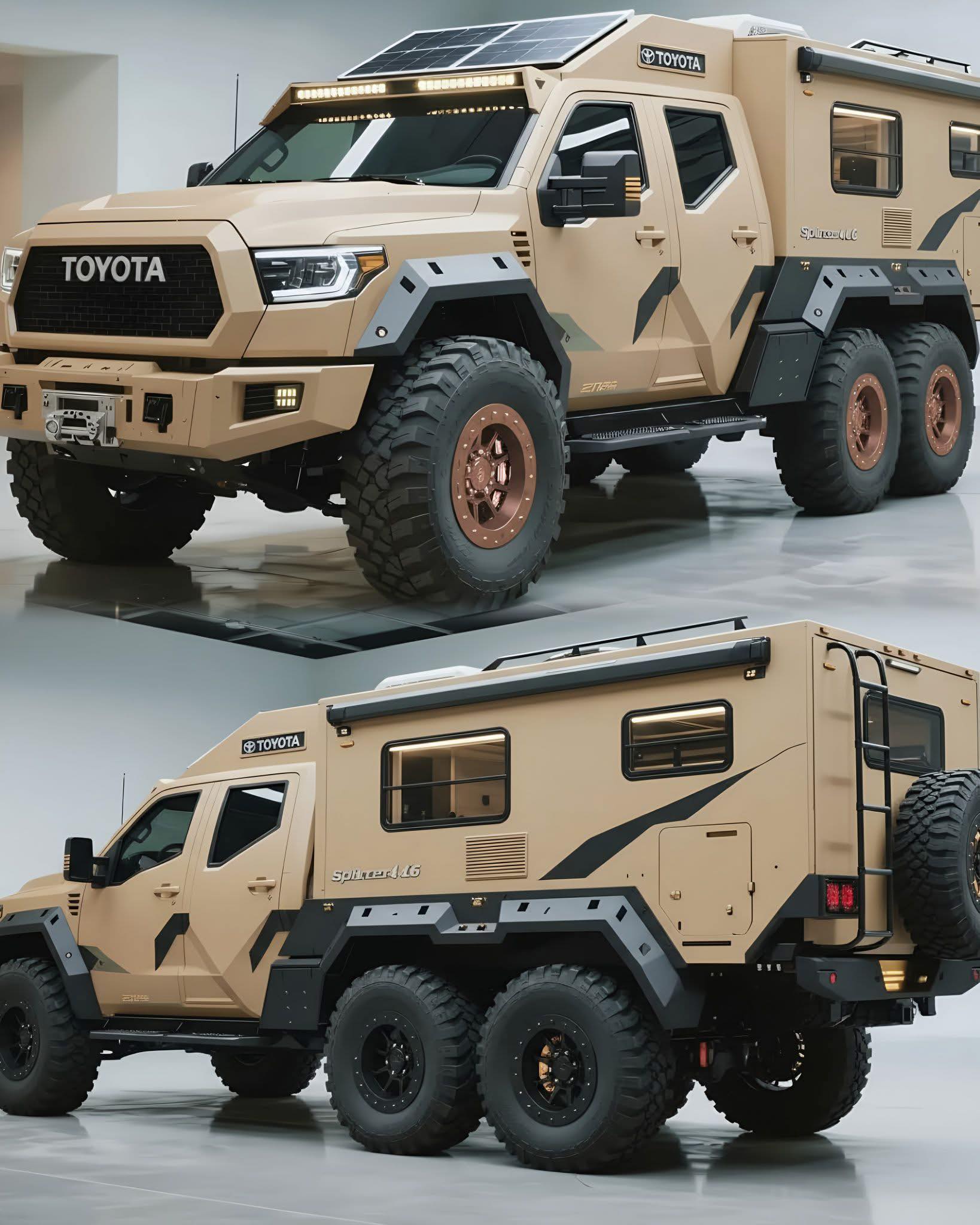 Yogi - 2026 Toyota Sprinter 6x6 Luxury Off-Road RV – Ultimate Armored ...