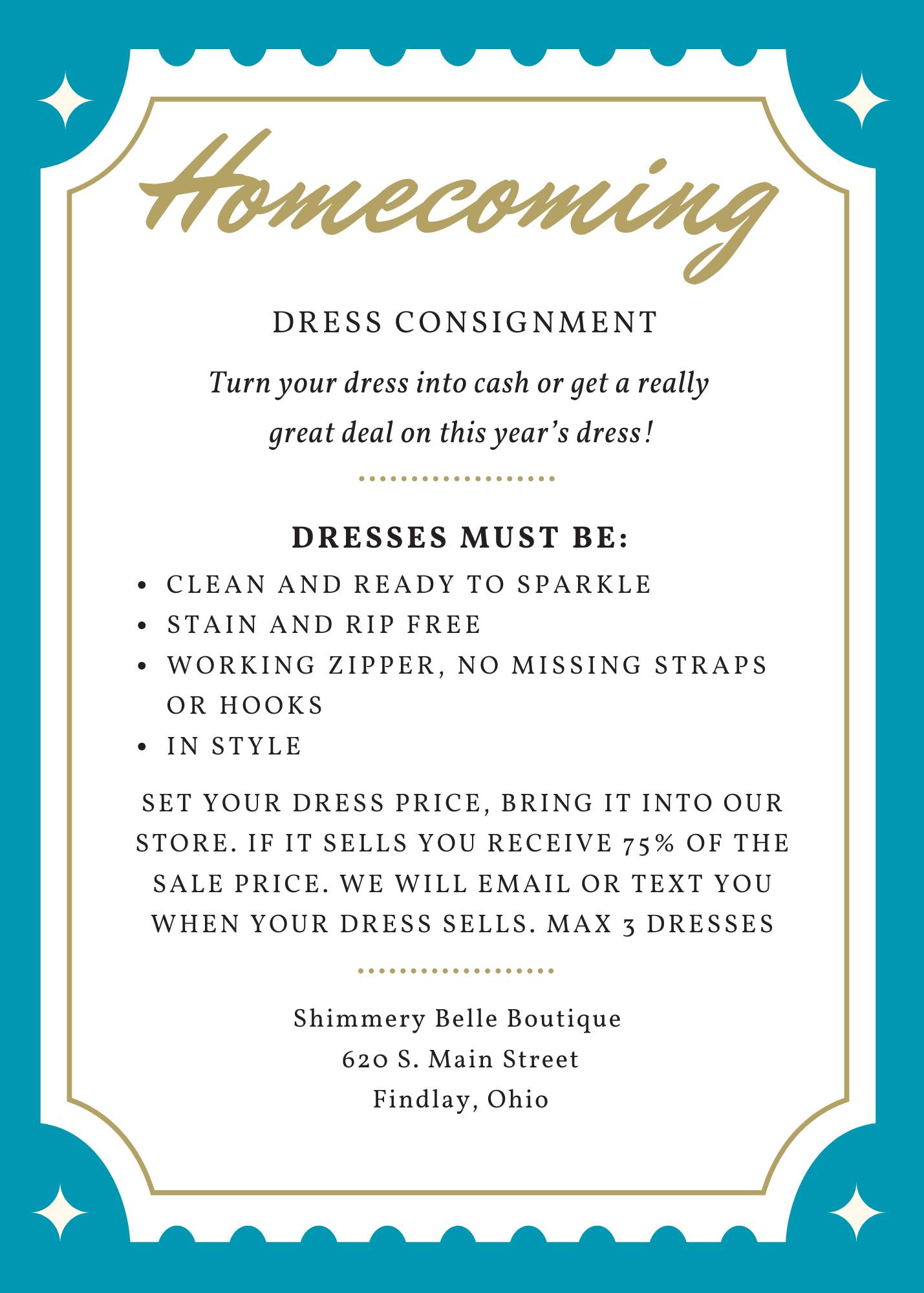 homecoming dresses findlay ohio Shimmery Belle Boutique Twirl prom