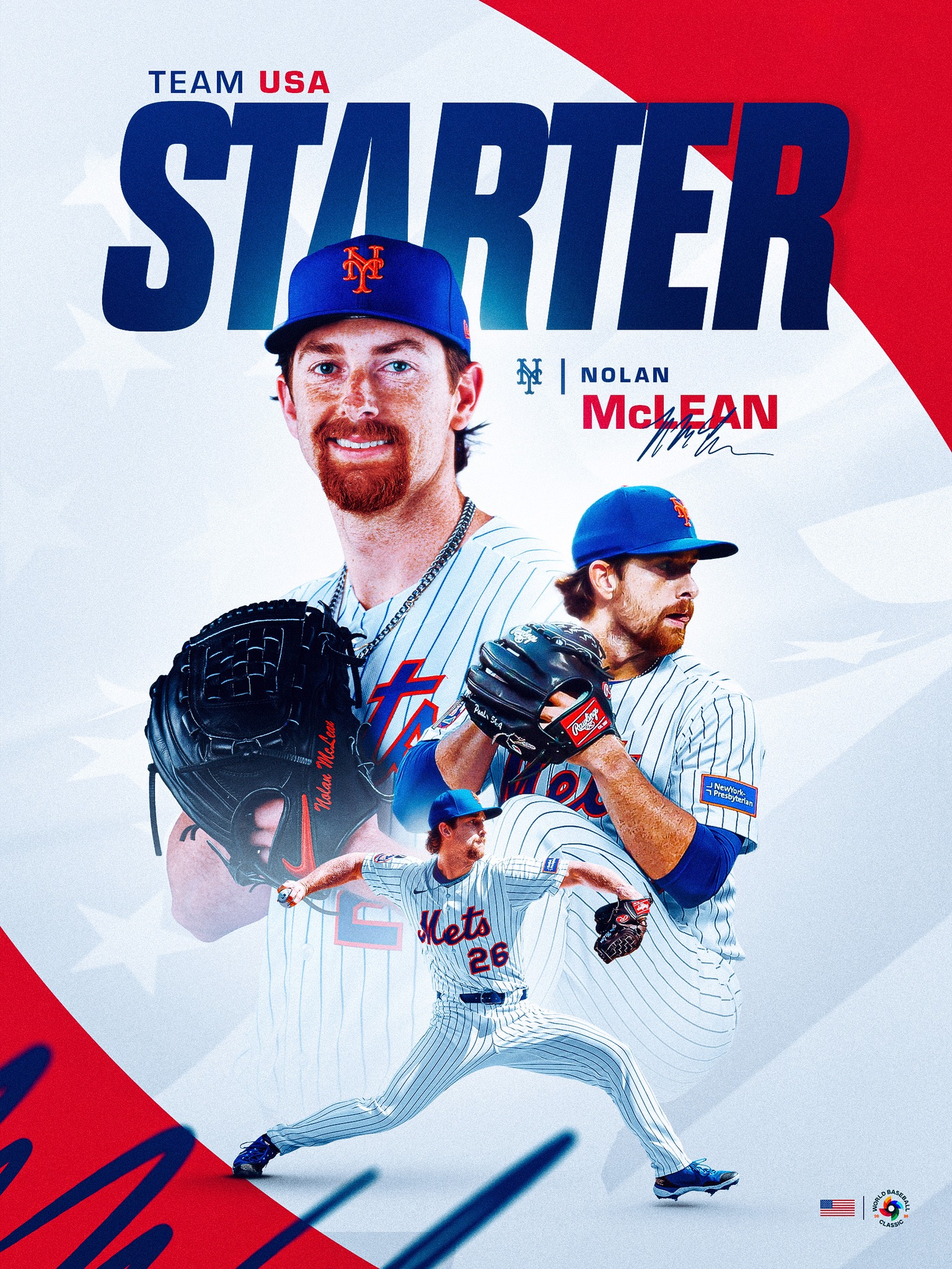On the mound for Team USA: Nolan McLean ???