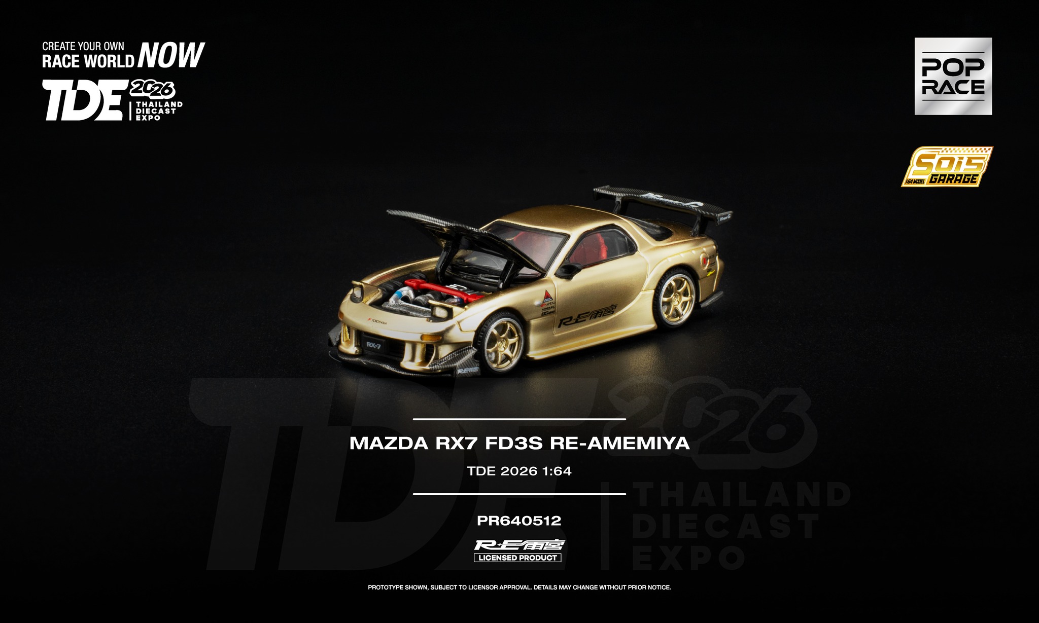 エベント限定THAILAND EXPO 2026 RX7 LIBERTYWALK POP RACE presents the first of its event exclusive for the