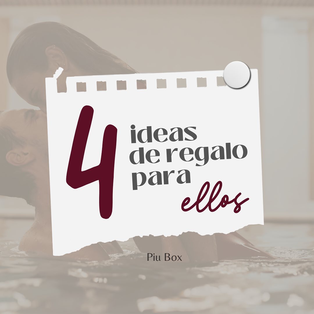 Piu Box - 4 ideas de regalo para ellos ️‍🔥 Los regalos...