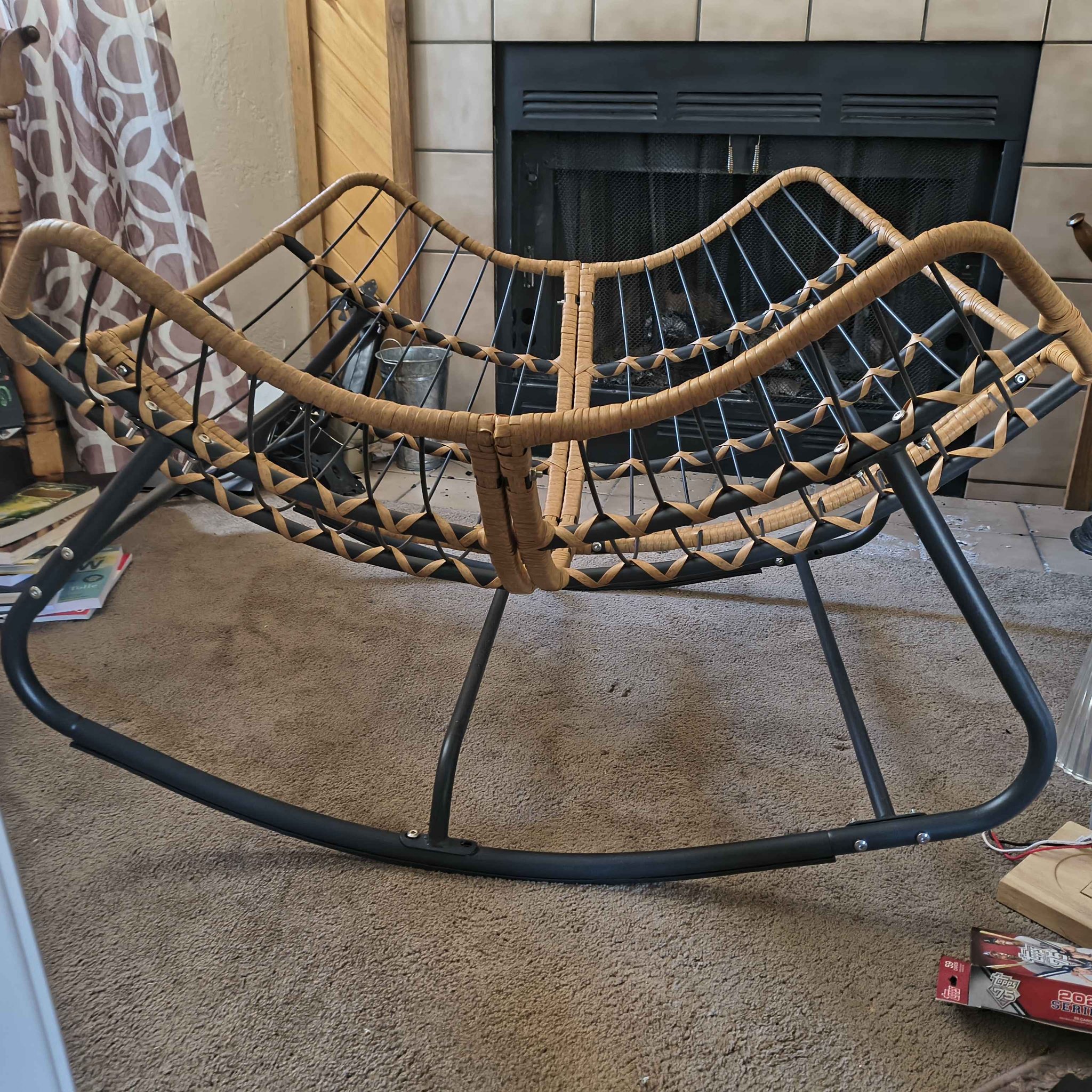 SWITTE Indoor/Outdoor Rocking Chair - Outdoor Chairs, Benches & Swings ...