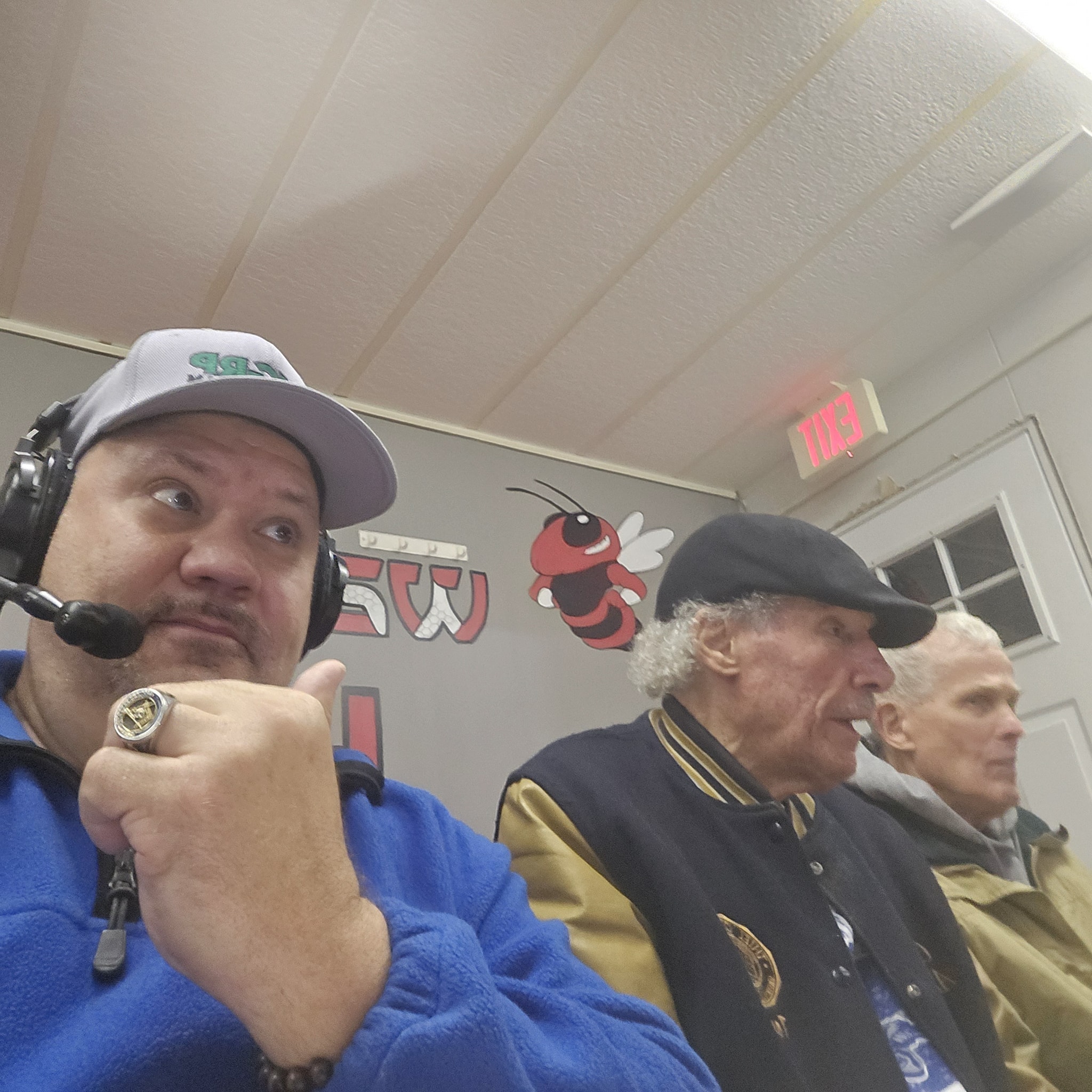 WGRP - A lot of history in the press box tonight! Here Steven G. Is ...