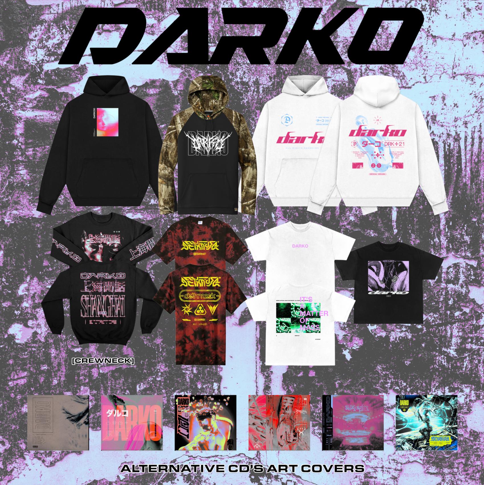 Darko - cd repress with alternative covers. 1/29 10 am. oni 2 