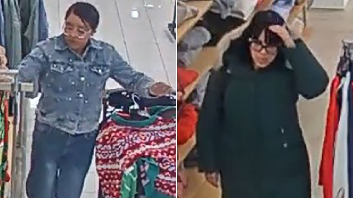 Two women stole $900.90 worth of clothing and cosmetics from the
