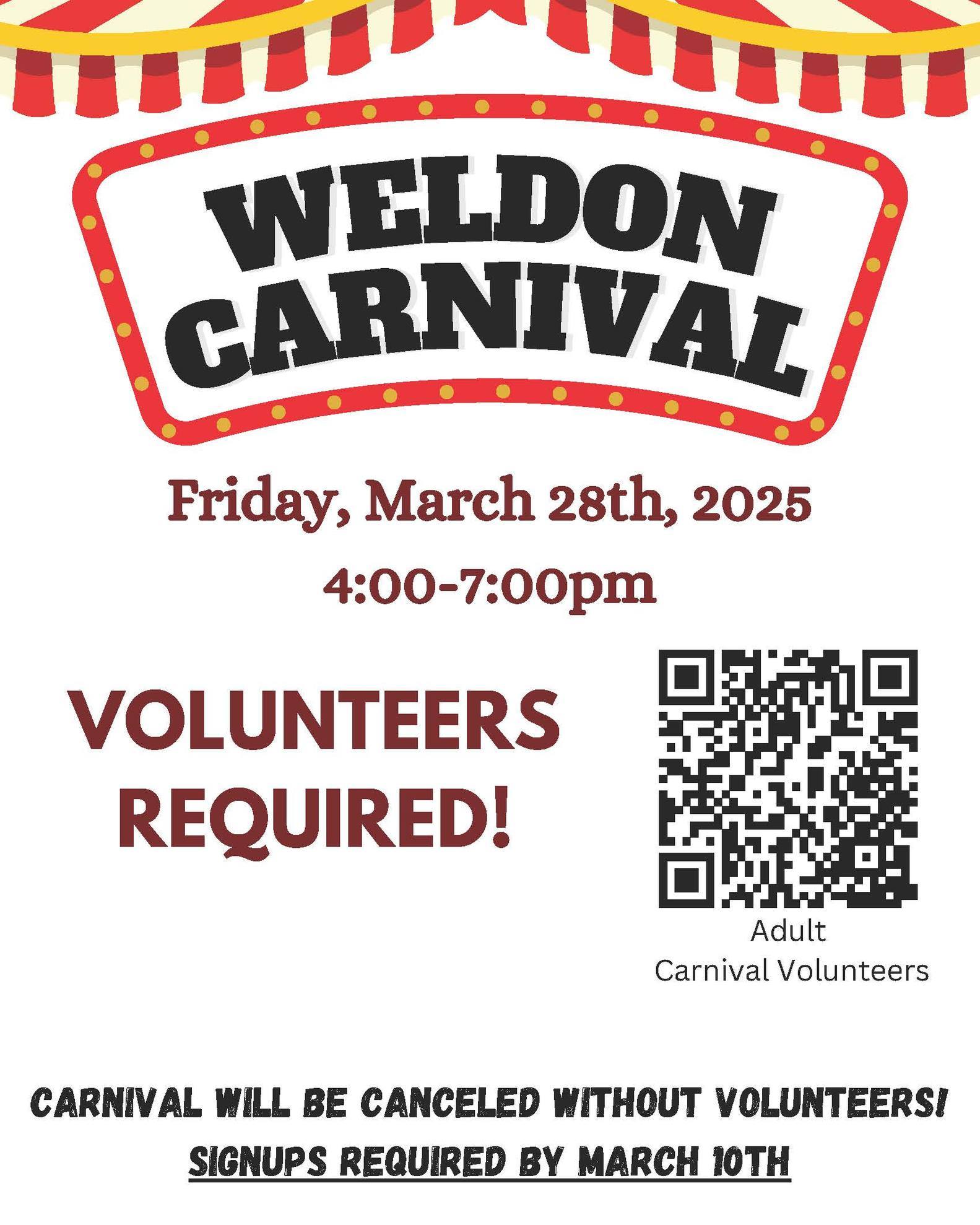 Weldon - 🎡 Weldon Carnival is Around the Corner! 🎡 We need LOTS of ...