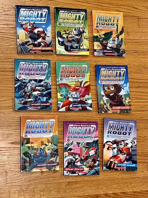 🤖 Book Collection (9 Books) Ricky Ricotta’s Mighty Robot for $10 (like ...
