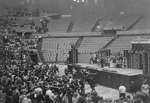 The Doors playing a Concert at the former Civic Arena in