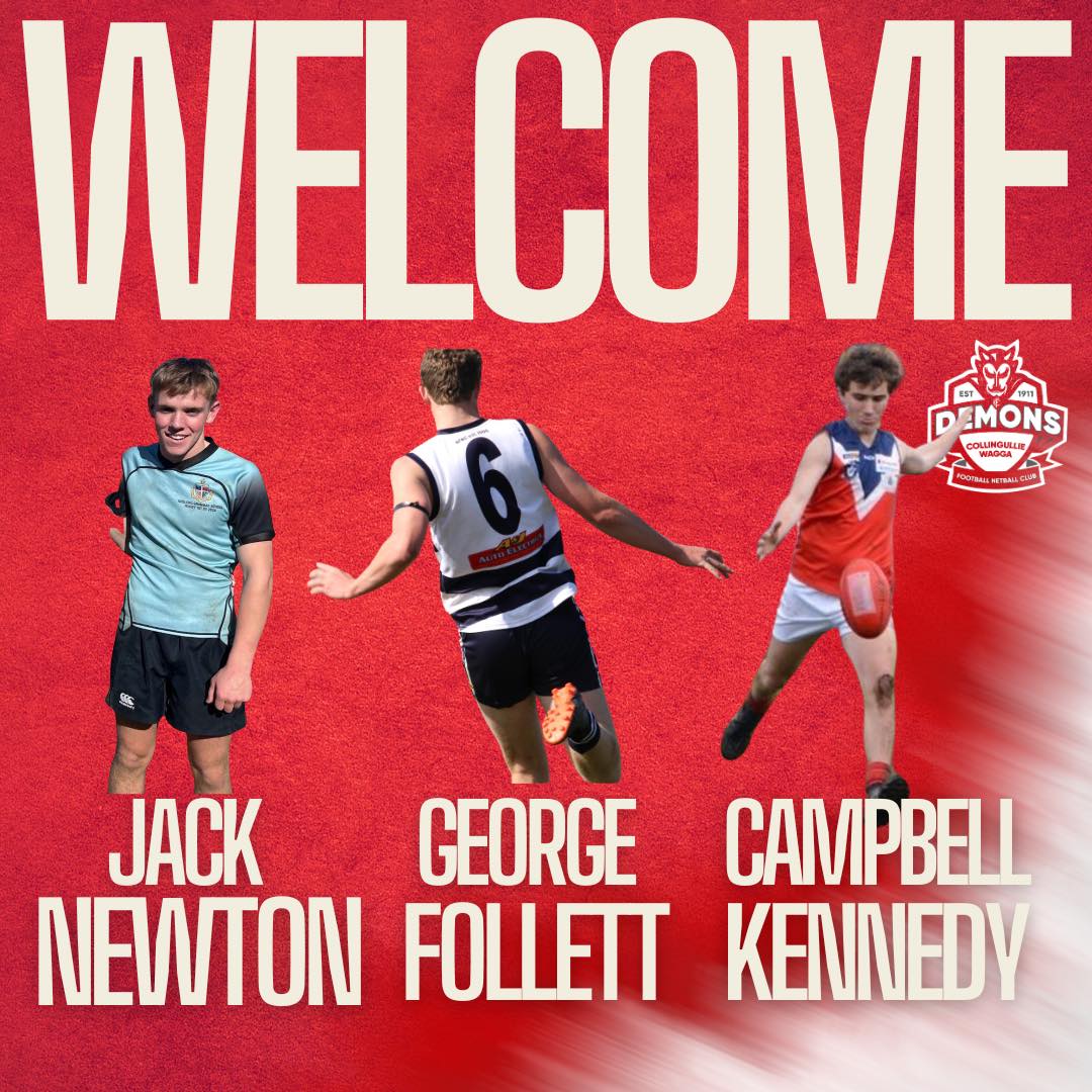 Collingullie - 🔴⚪ Welcome our new recruits! ⚪🔴 We’re excited to welcome ...