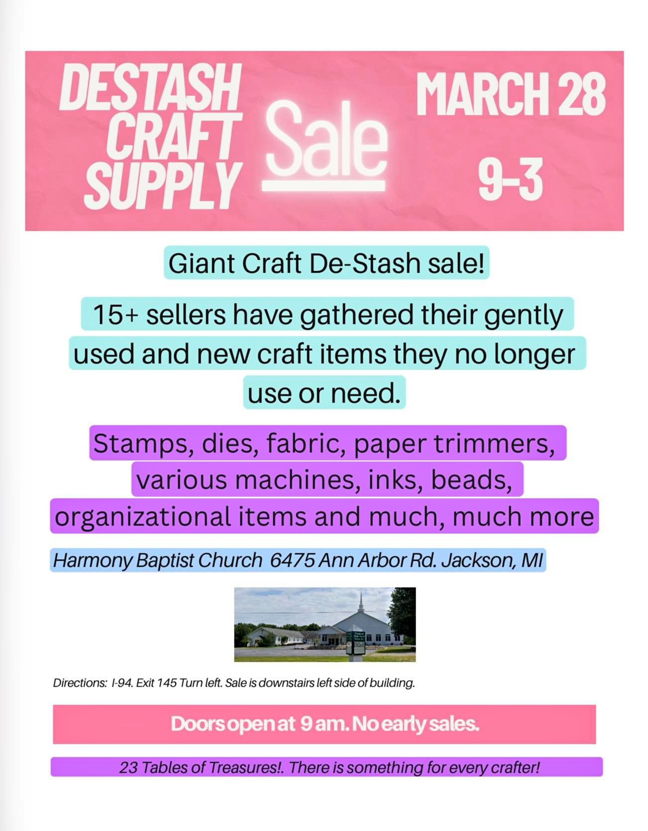Spring Craft Supplies Destash Sale - Scrapbooking & Paper Crafts ...