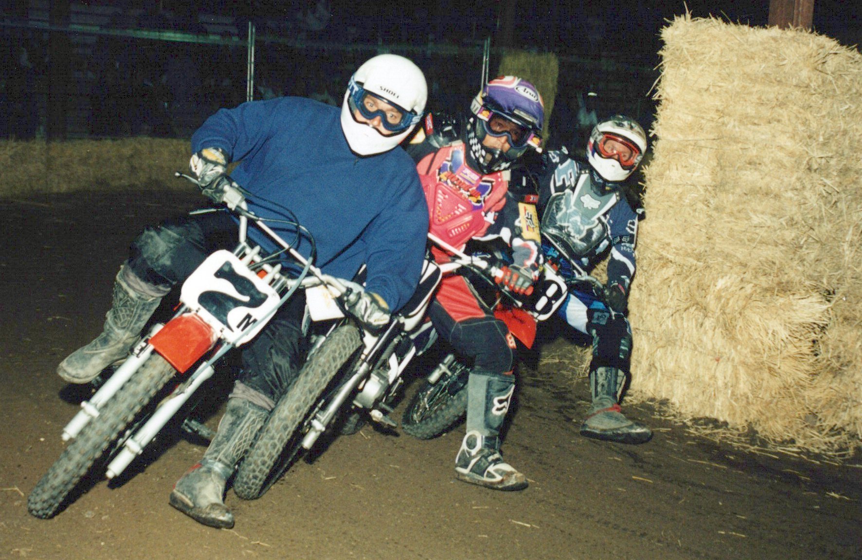 Rider - OK now this is what you call close racing! It's the Barn Burner ...