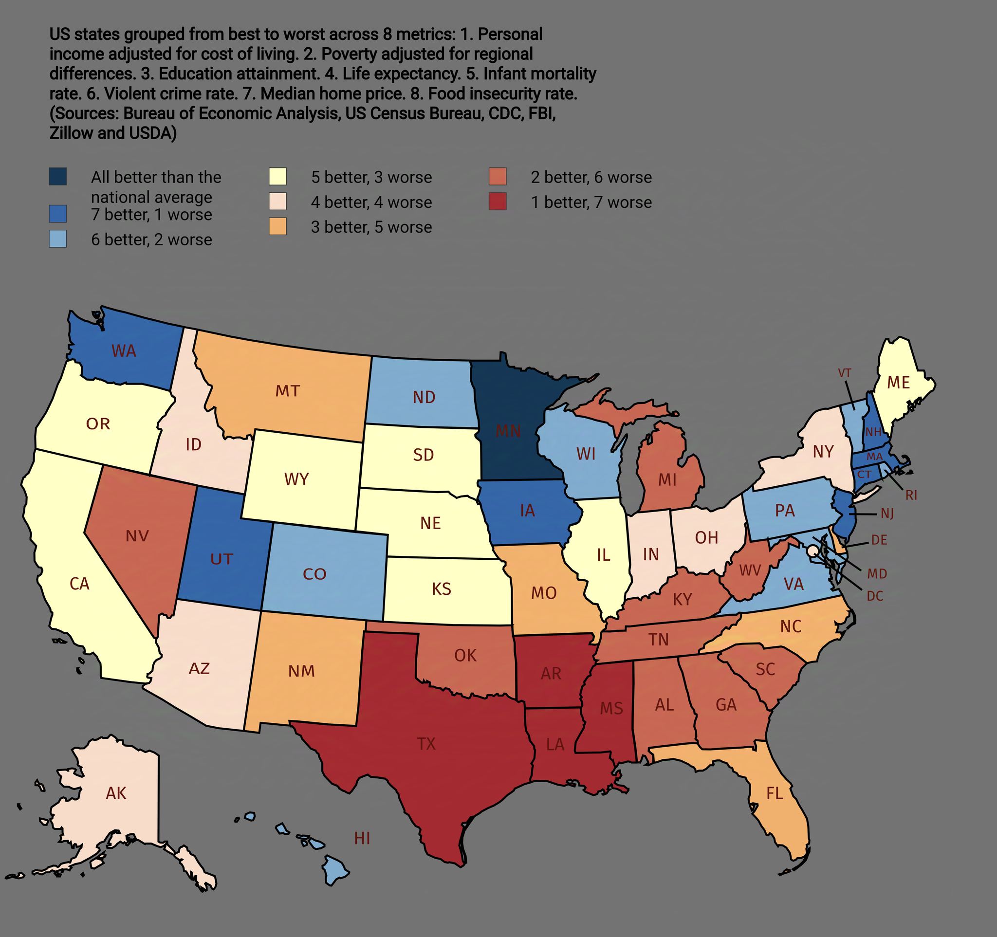 REtipster - America’s divided, and not just politically. This map shows ...