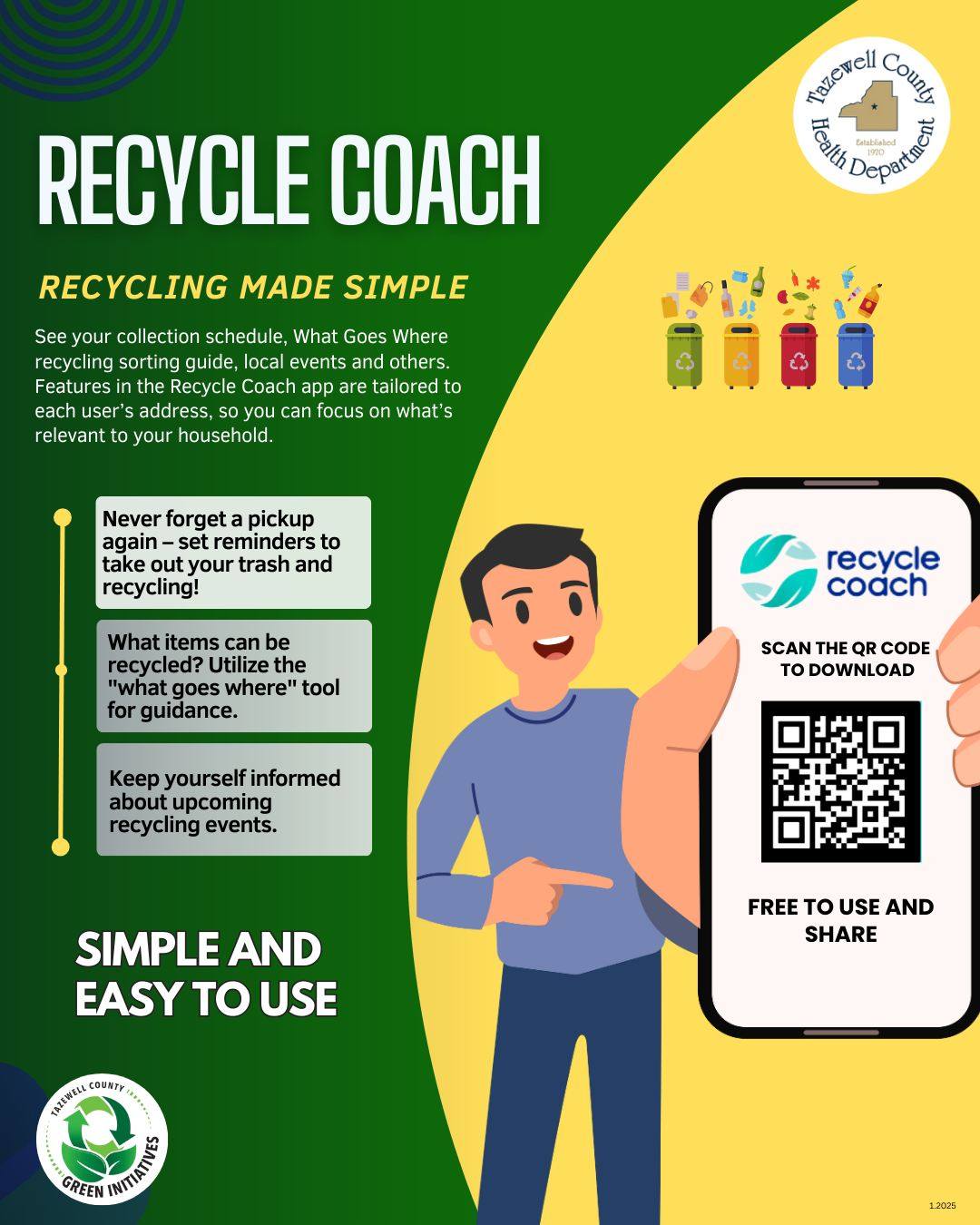 Tazewell - Want to make more of an effort to recycle in the New Year ...