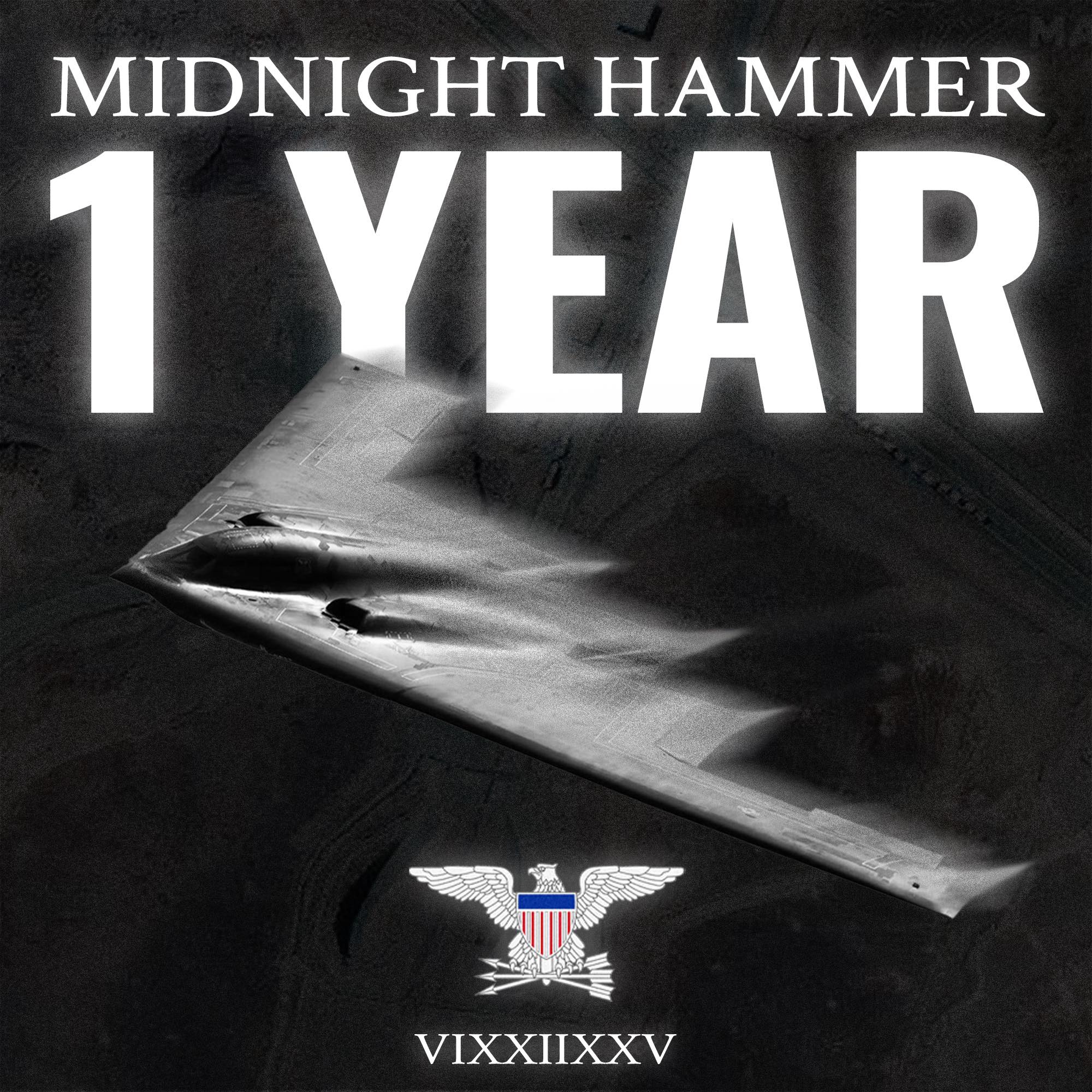 その他 USAF 509 BW OPERATION MIDNIGHT HAMMER One year ago—American warfighters executed one of the most complex