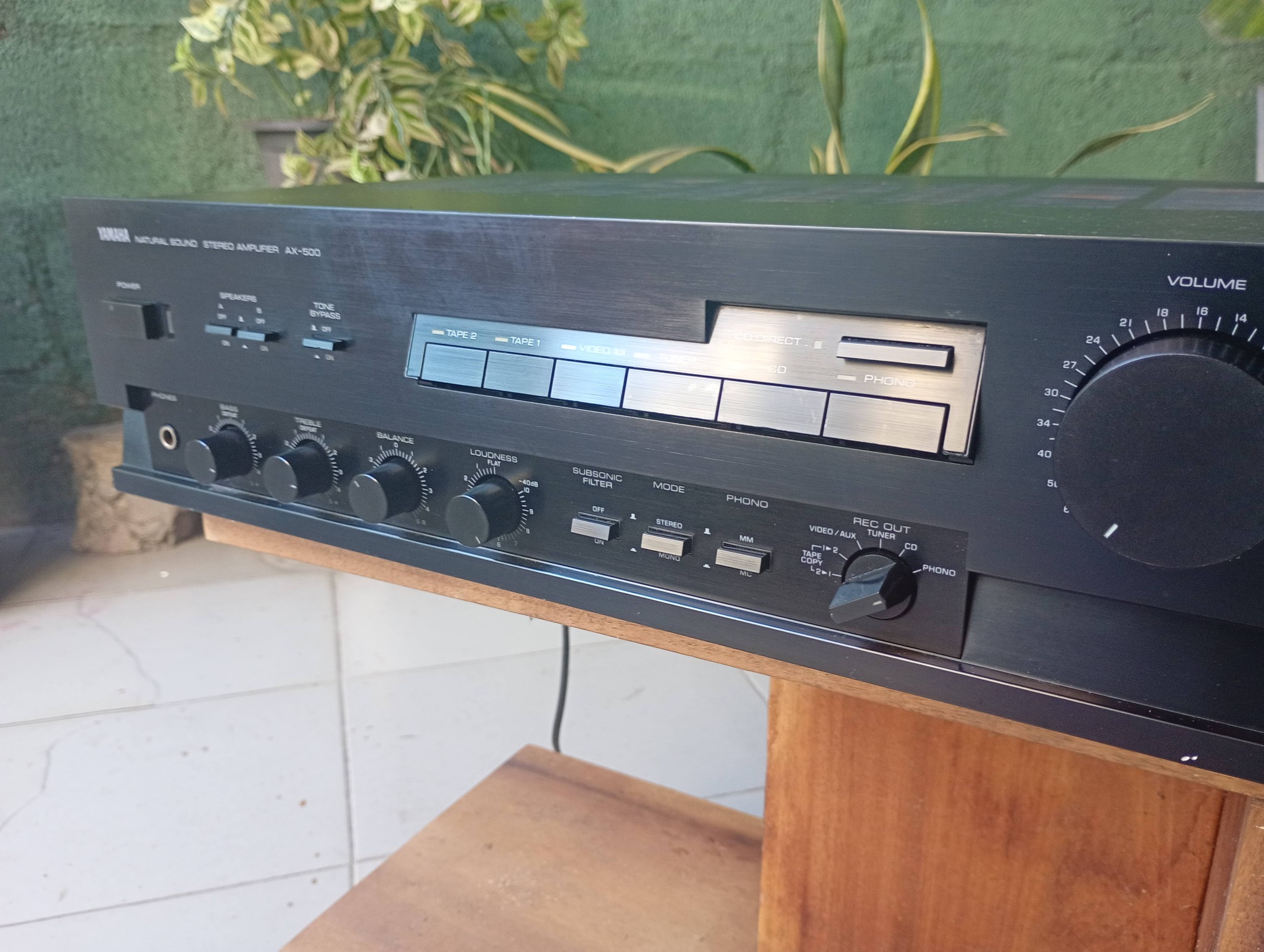 YAMAHA AX 500 STEREO AMPLIFIER