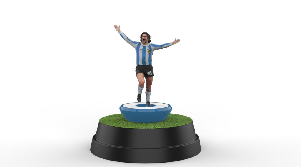 A young Mario Kempes at the 1974 World Cup in West Germany