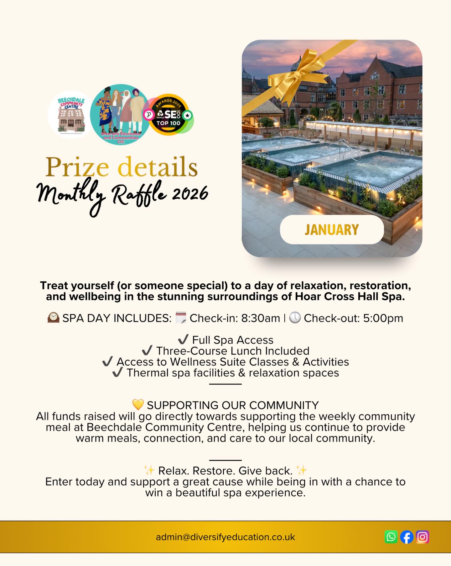 Diversify - 💛 January Monthly Raffle 2026 💛 Treat... | Facebook