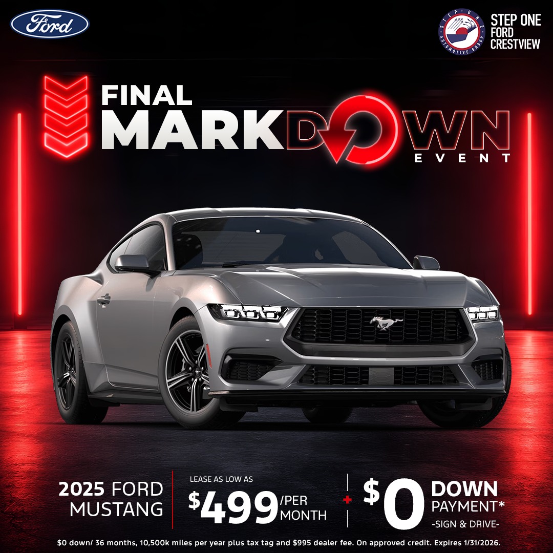🏁 Feel the power of the 2025... - Step One Ford Crestview | Facebook