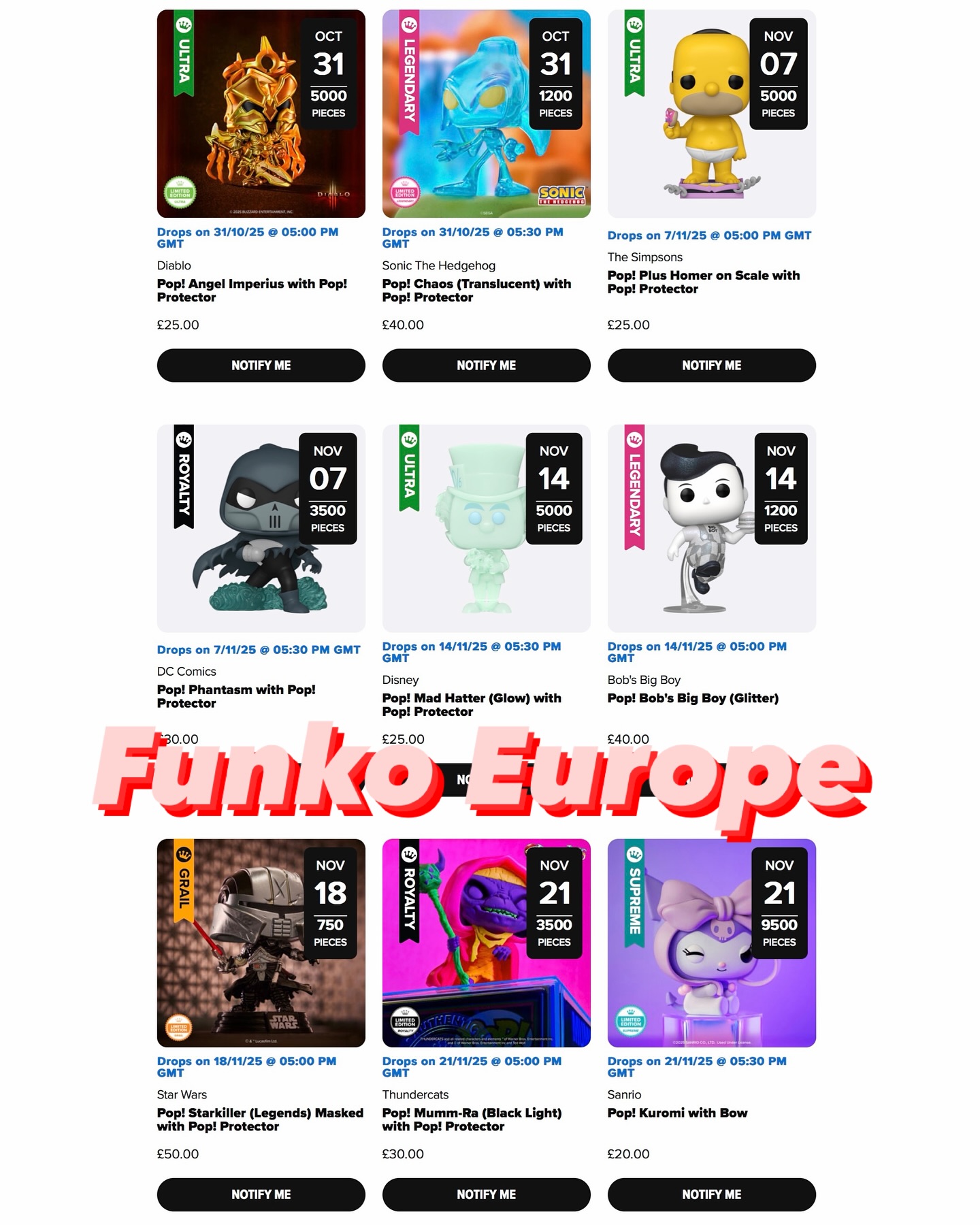 Dis - Funko Europe will be getting Chaos, Starkiller, & more in the ...