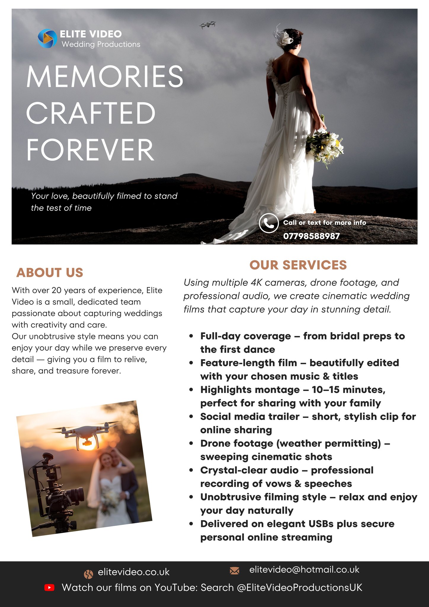 January Wedding Video Offer** Planning your wedding and still looking 