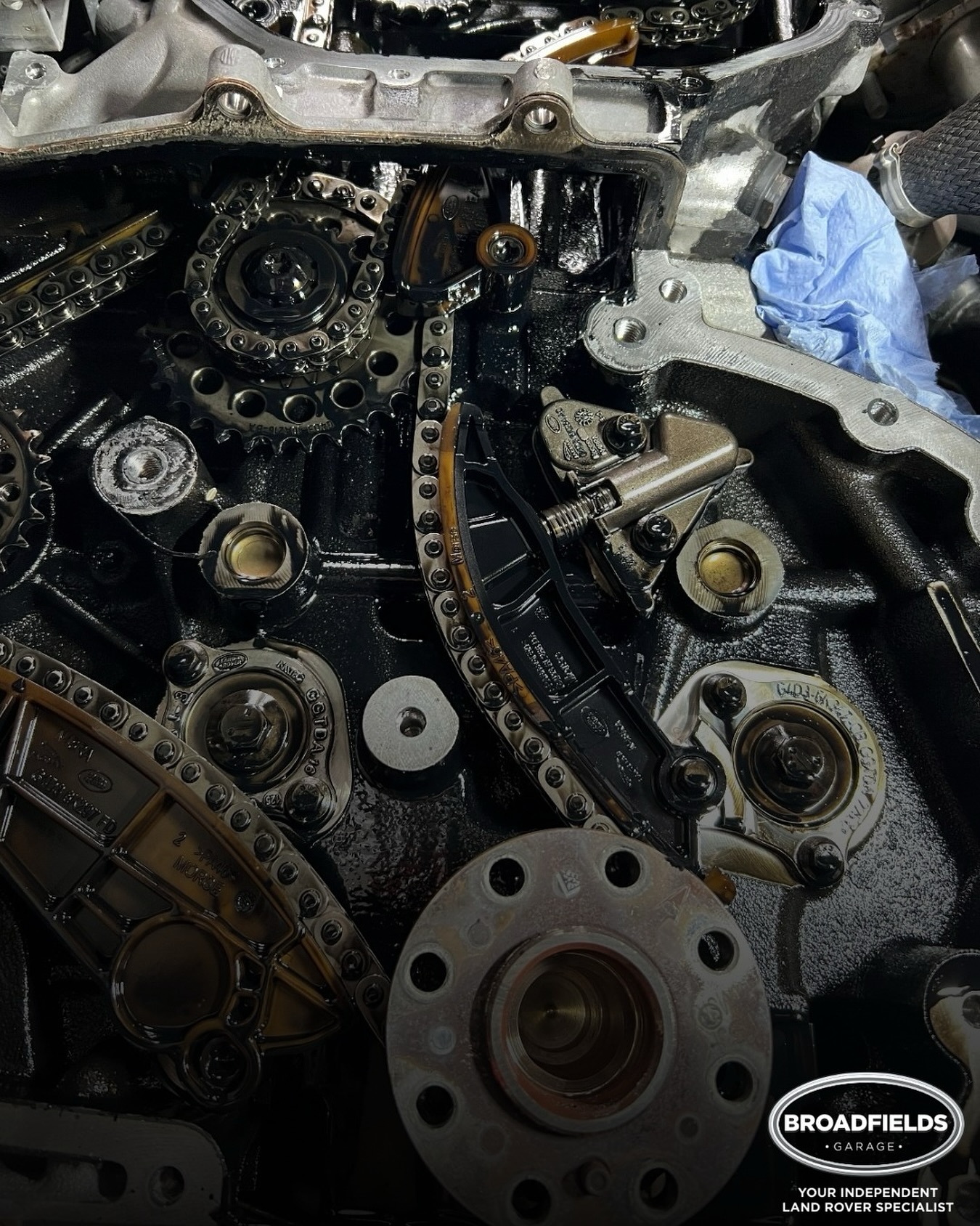 Broadfields - 🔧 Another set of timing chains being replaced at ...