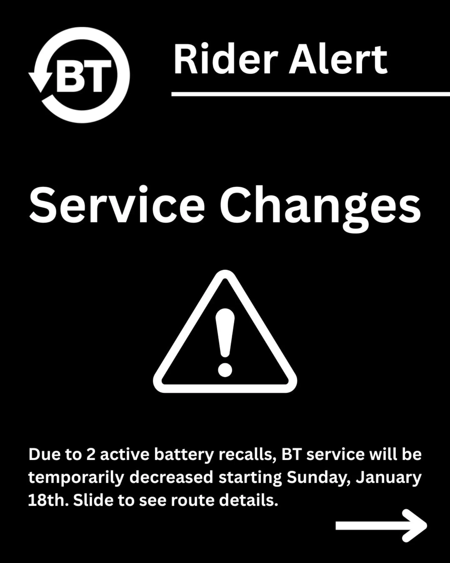 ⚠️Spring 2026 Service Changes⚠️... - Blacksburg Transit | Facebook