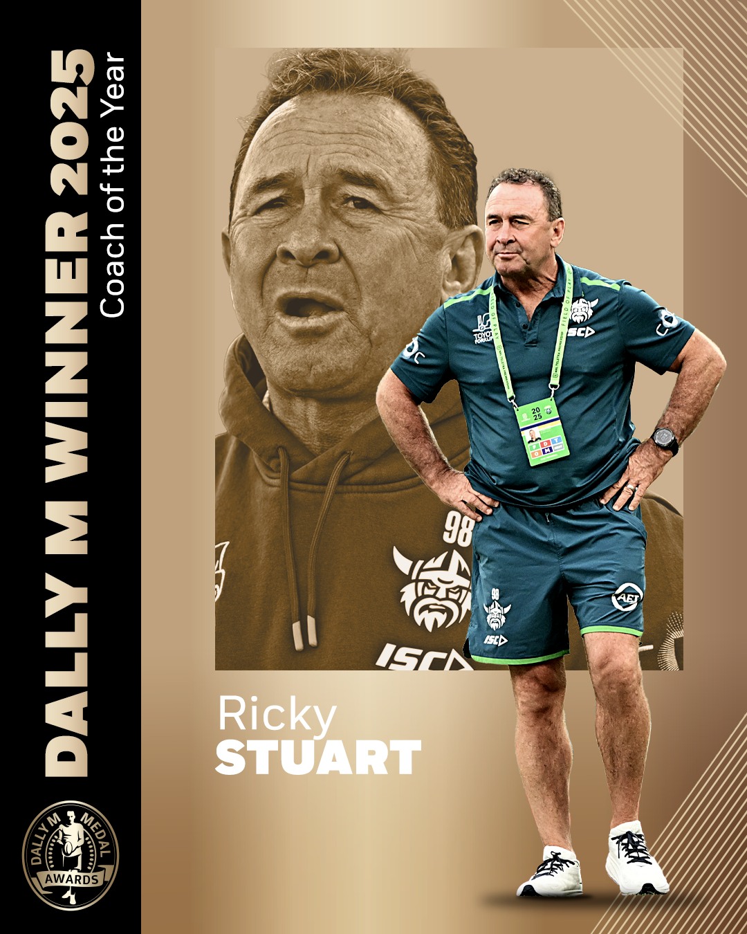 Canberra - That's our Coach of the Year 🥹 Congratulations Ricky! # ...