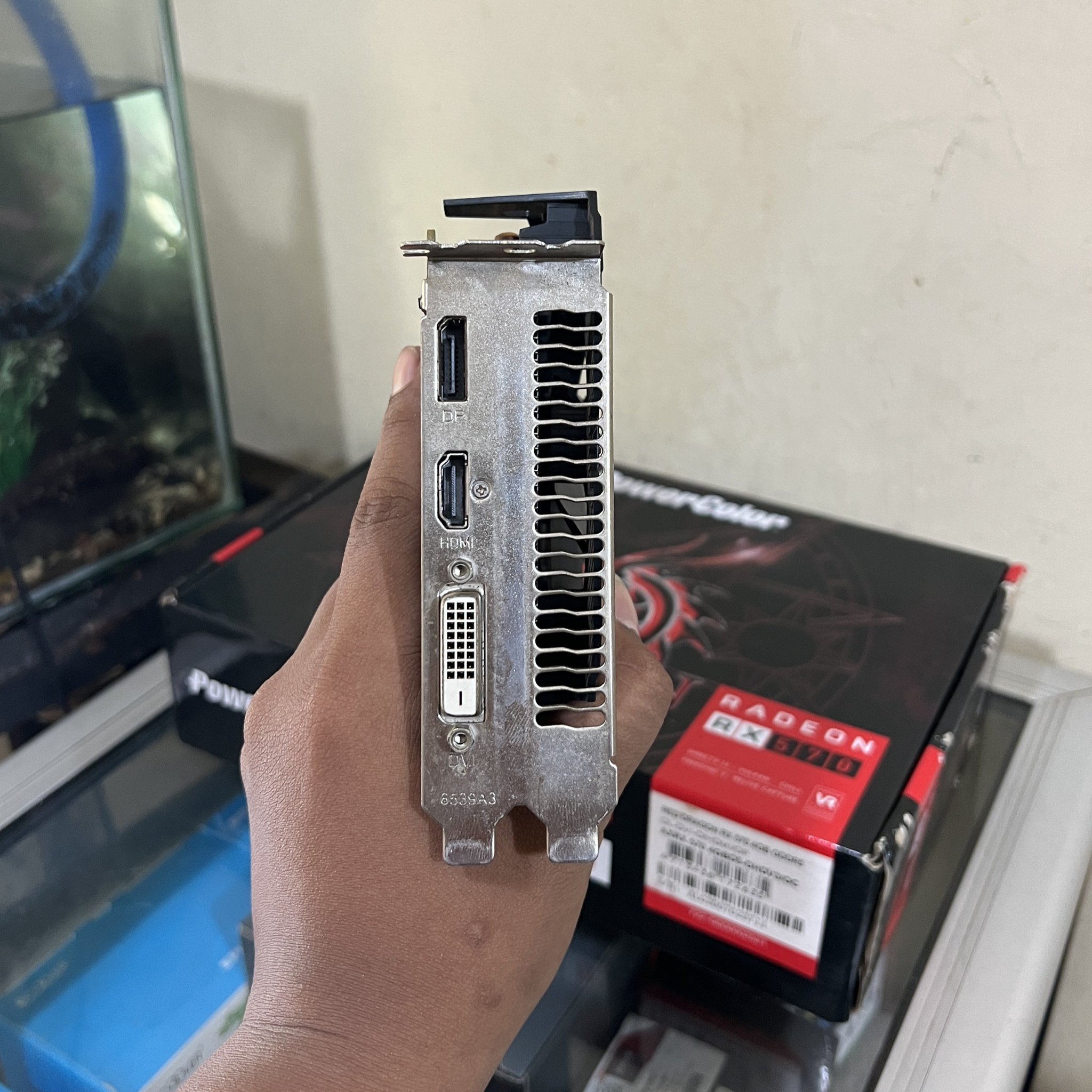 VGA PowerColor RX 570 / 4GB 256bit GDDR5/ Fullset/ Normal Tested/ Segel ...