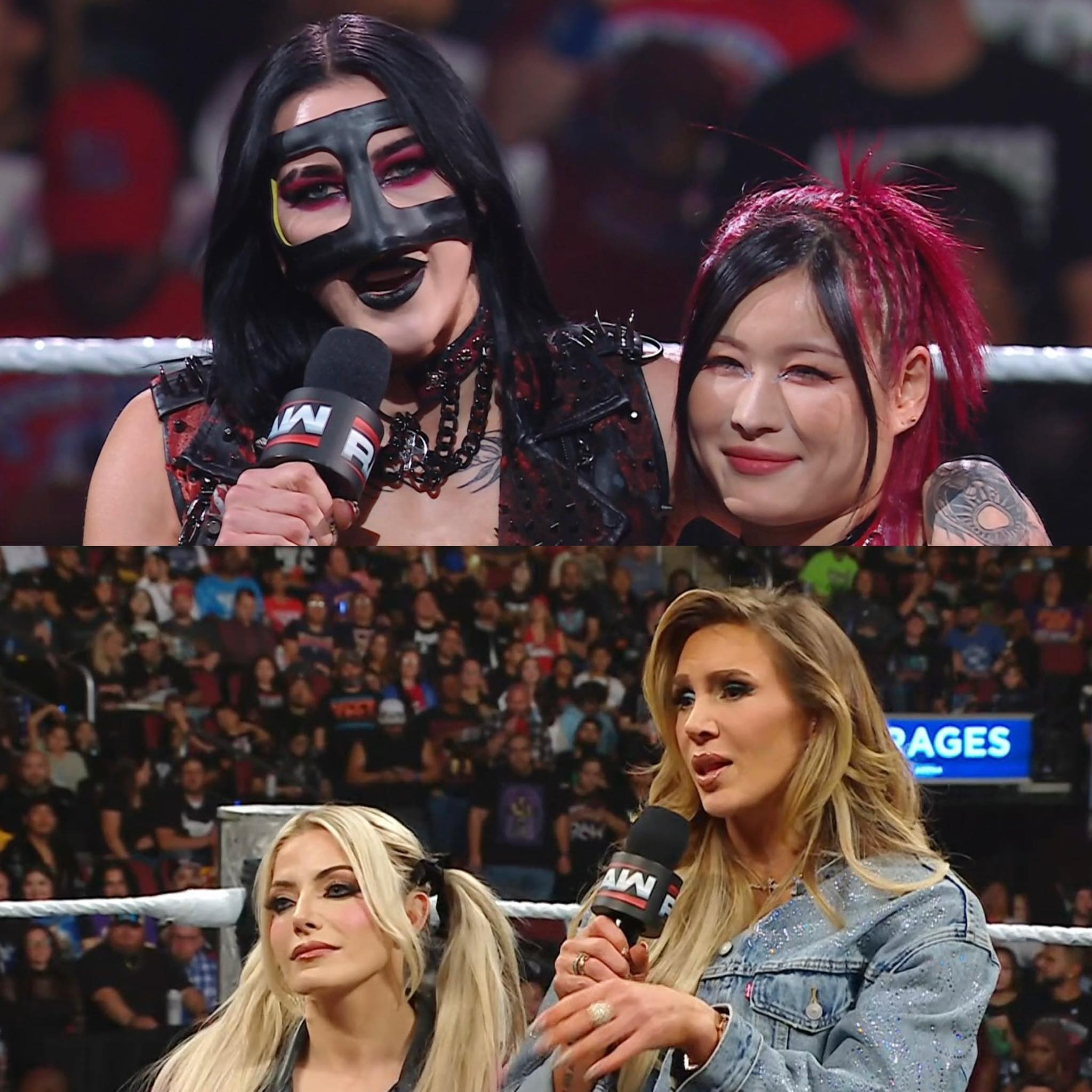 The Ringside - Rhea Ripley and Iyo Sky officially kick off RAW this ...