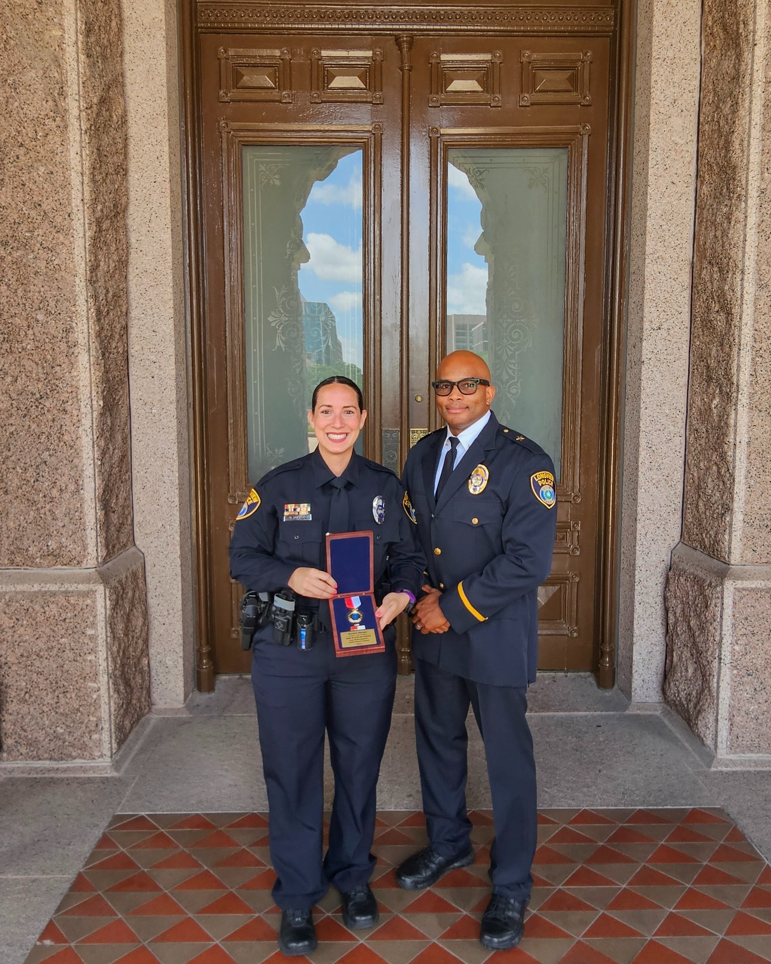 On Friday, June 26, Officer Rachel Duraso received the Texas