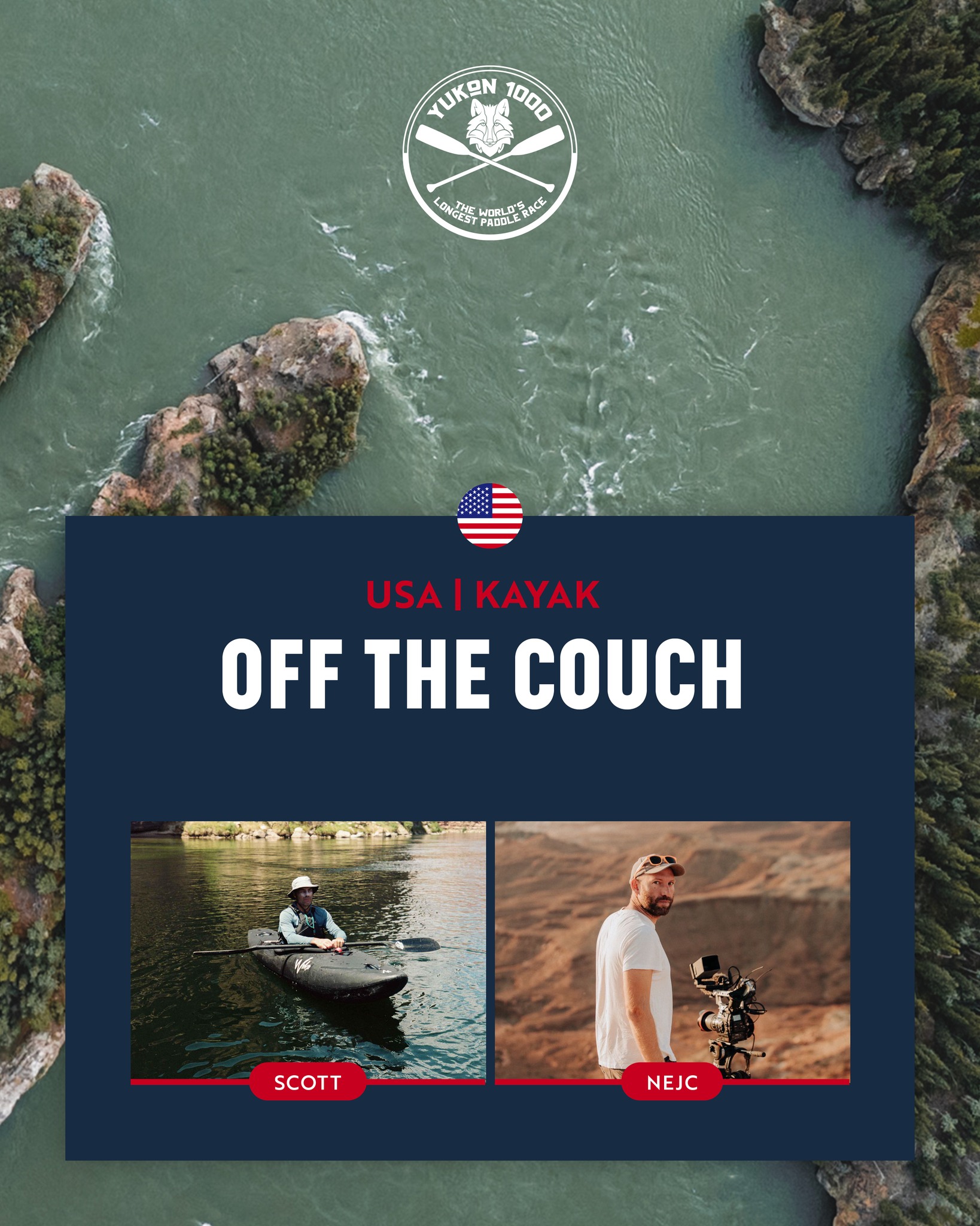 Yukon 1000 Race - Team Intro // Off the Couch 🛶 // Kayak... | Facebook