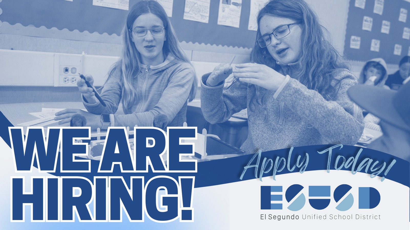 ESUSD is hiring! We... - El Segundo Unified School District | Facebook