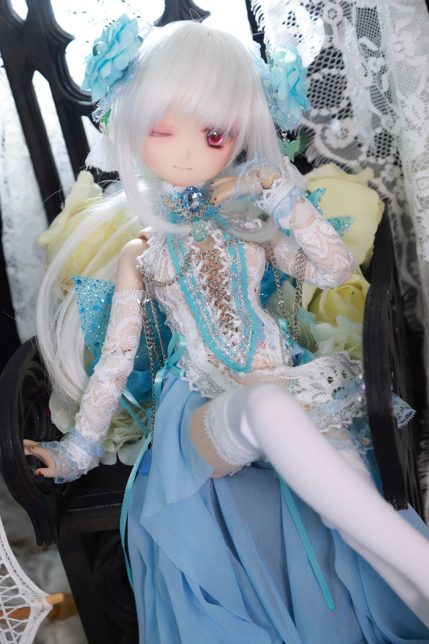 桜本屋 - 氷薔薇精霊❄️ #桜本屋 #SAKURAHONYA #minidollfiedream