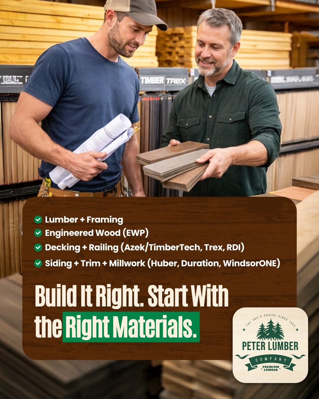 Peter - Build it right from the ground up. 🏠🪵 Quality materials and ...