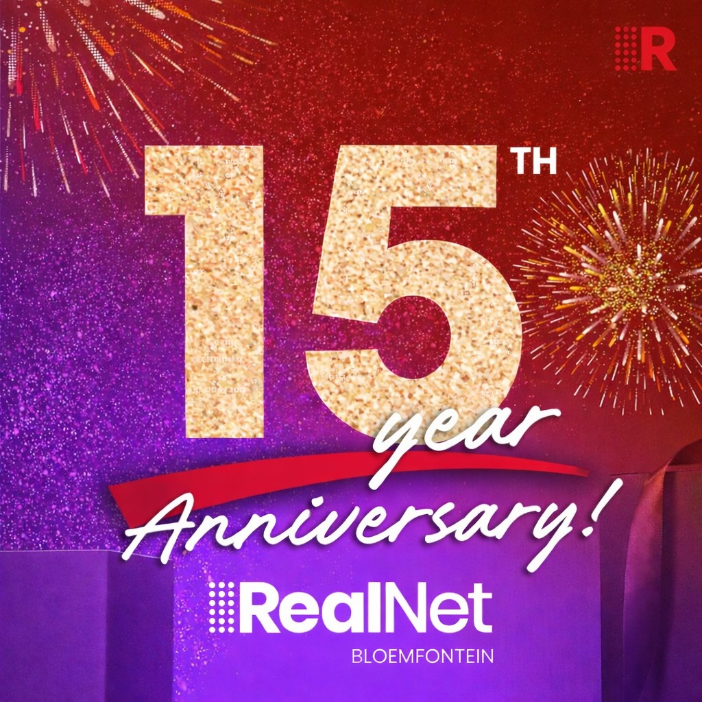 15 Years of RealNet... - RealNet Properties Bloemfontein | Facebook