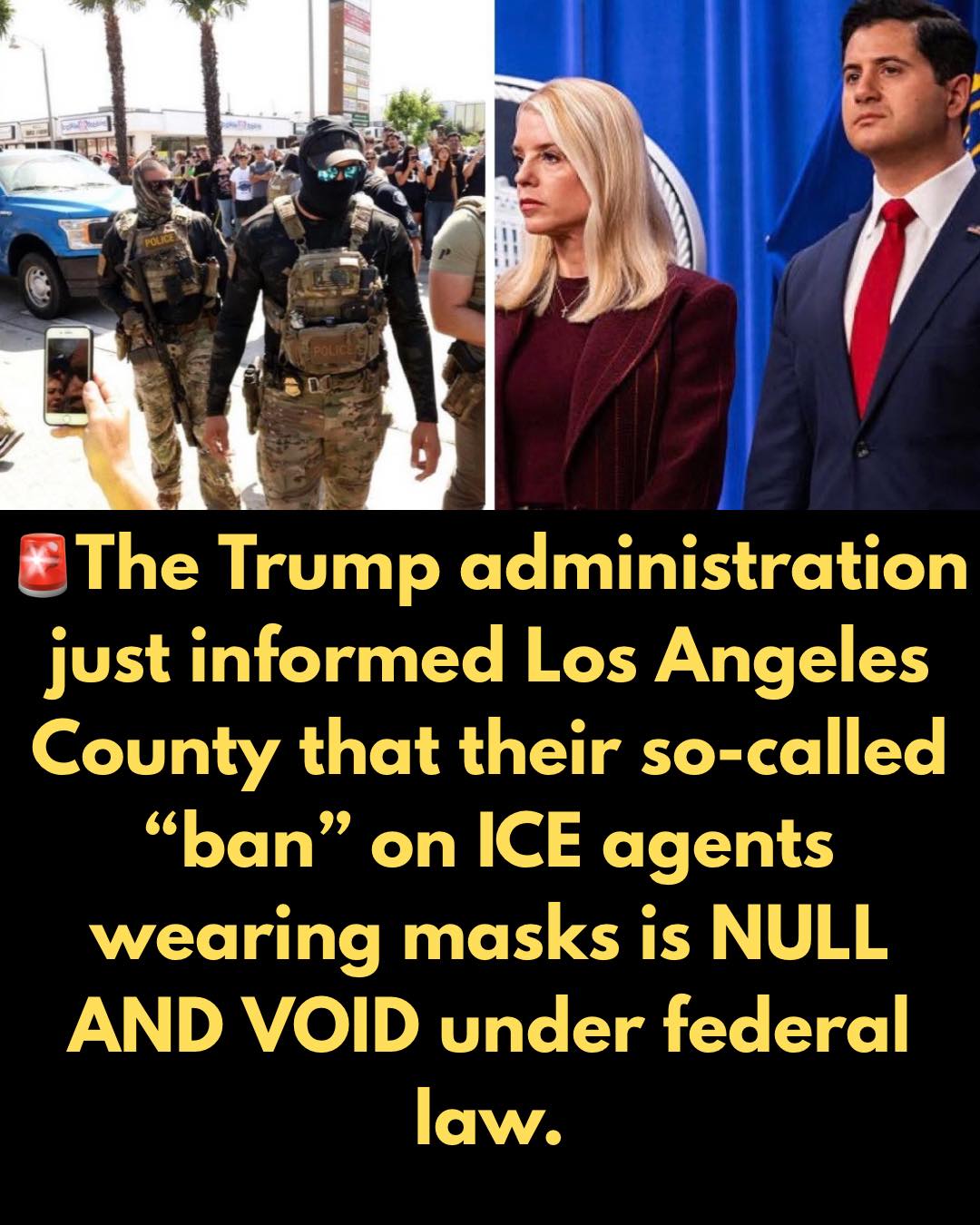 🚨The Trump administration just informed... - American Resolve | Facebook